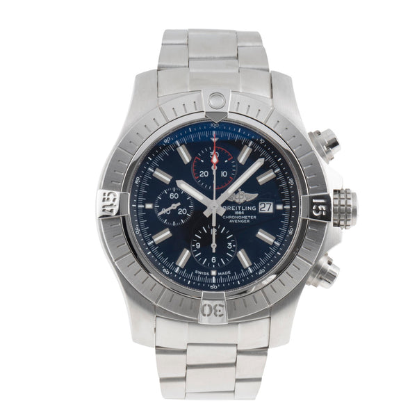 Breitling Super Avenger cronografo acciaio automatismo orologio da uomo A13375  [2504177]