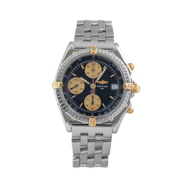 Breitling Chronomat cronografo acciaio / dorato automatismo orologio da uomo B13050  [2504179]