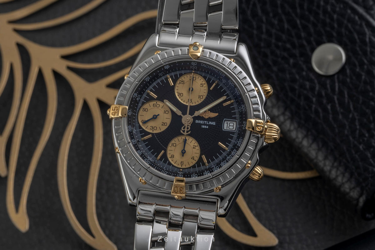 Breitling Chronomat cronografo acciaio / dorato automatismo orologio da uomo B13050  [2504179]