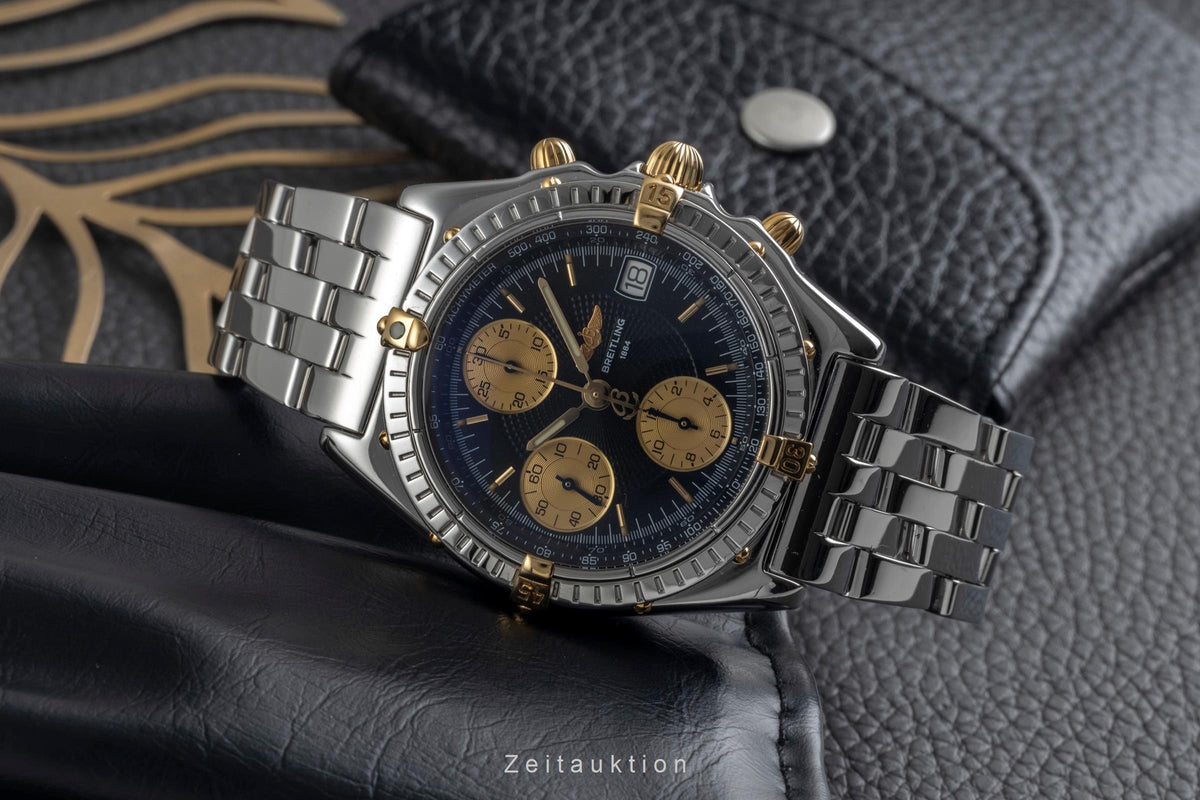 Breitling Chronomat cronografo acciaio / dorato automatismo orologio da uomo B13050  [2504179]