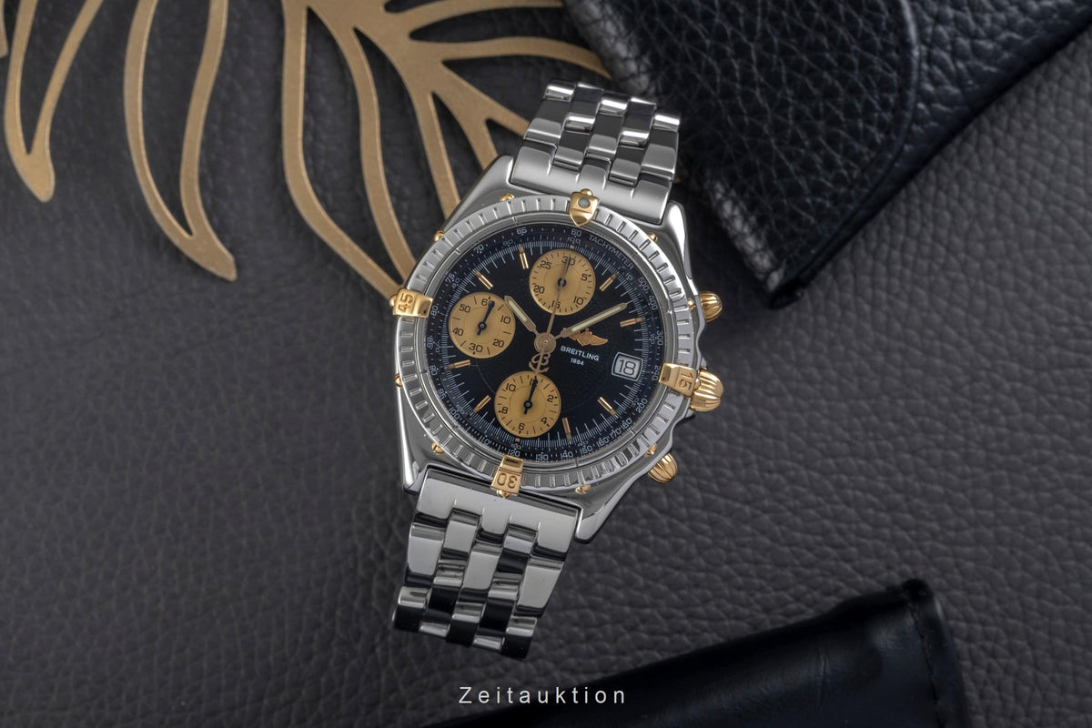 Breitling Chronomat cronografo acciaio / dorato automatismo orologio da uomo B13050  [2504179]