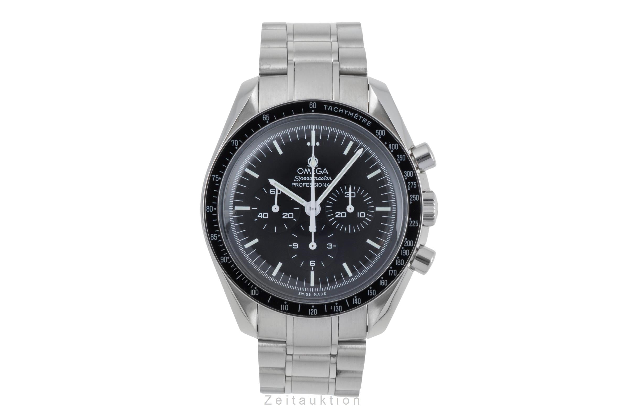 Omega Speedmaster Moonwatch cronografo acciaio carica manuale orologio da uomo 3570.50.00 LP: 7600EUR  [2504180]