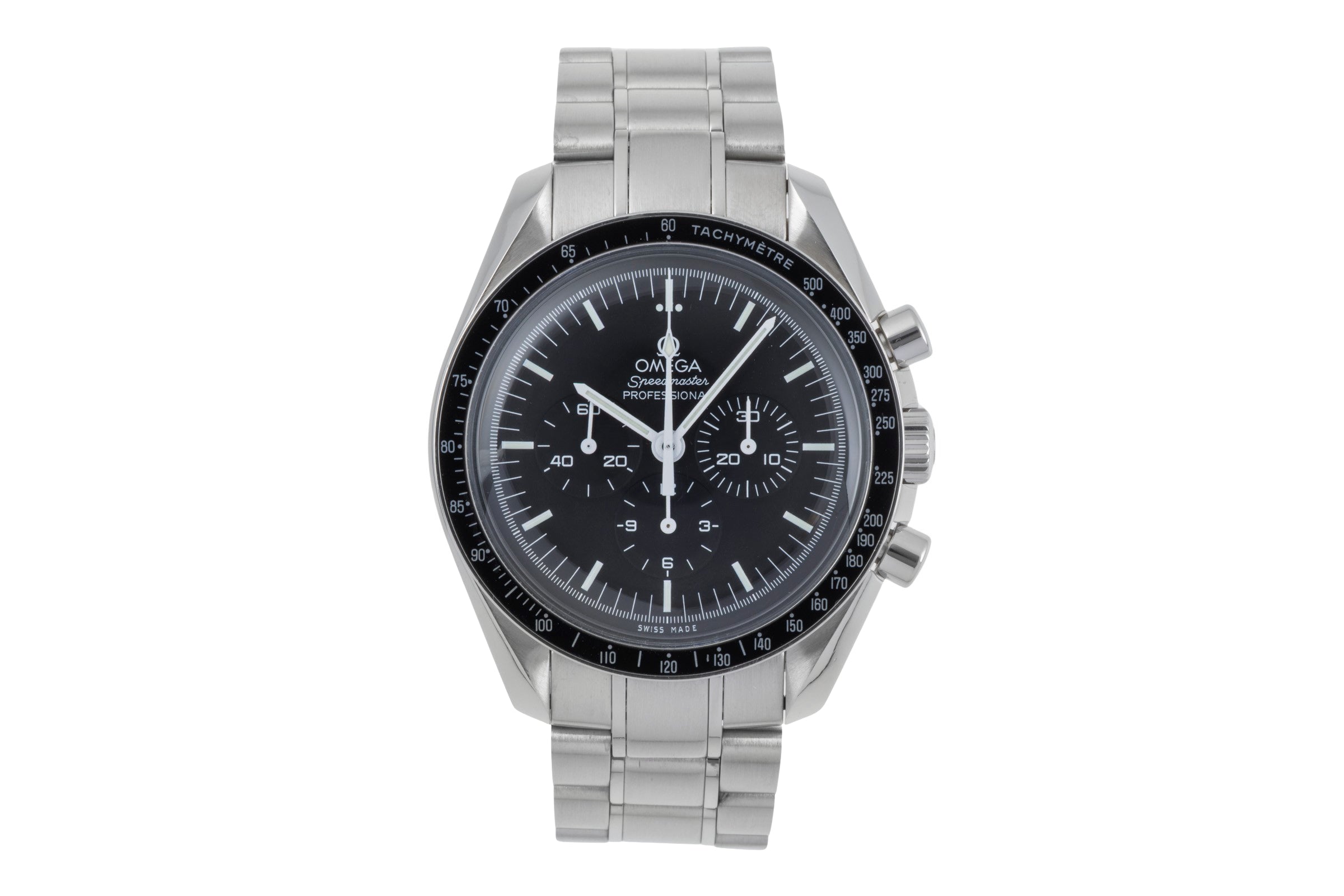Omega Speedmaster Moonwatch chronograph steel manual winding men's watch 3570.50.00 LP: 7600EUR  [2504180]