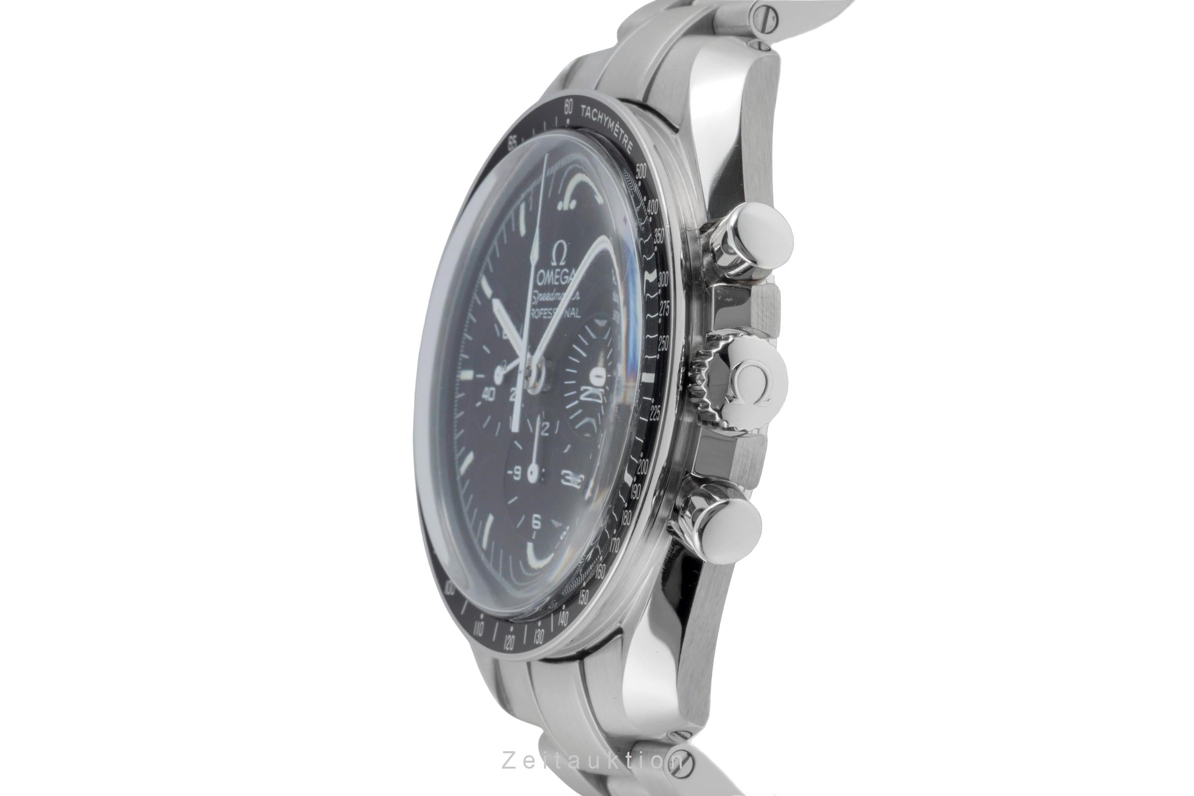 Omega Speedmaster Moonwatch cronografo acciaio carica manuale orologio da uomo 3570.50.00 LP: 7600EUR  [2504180]