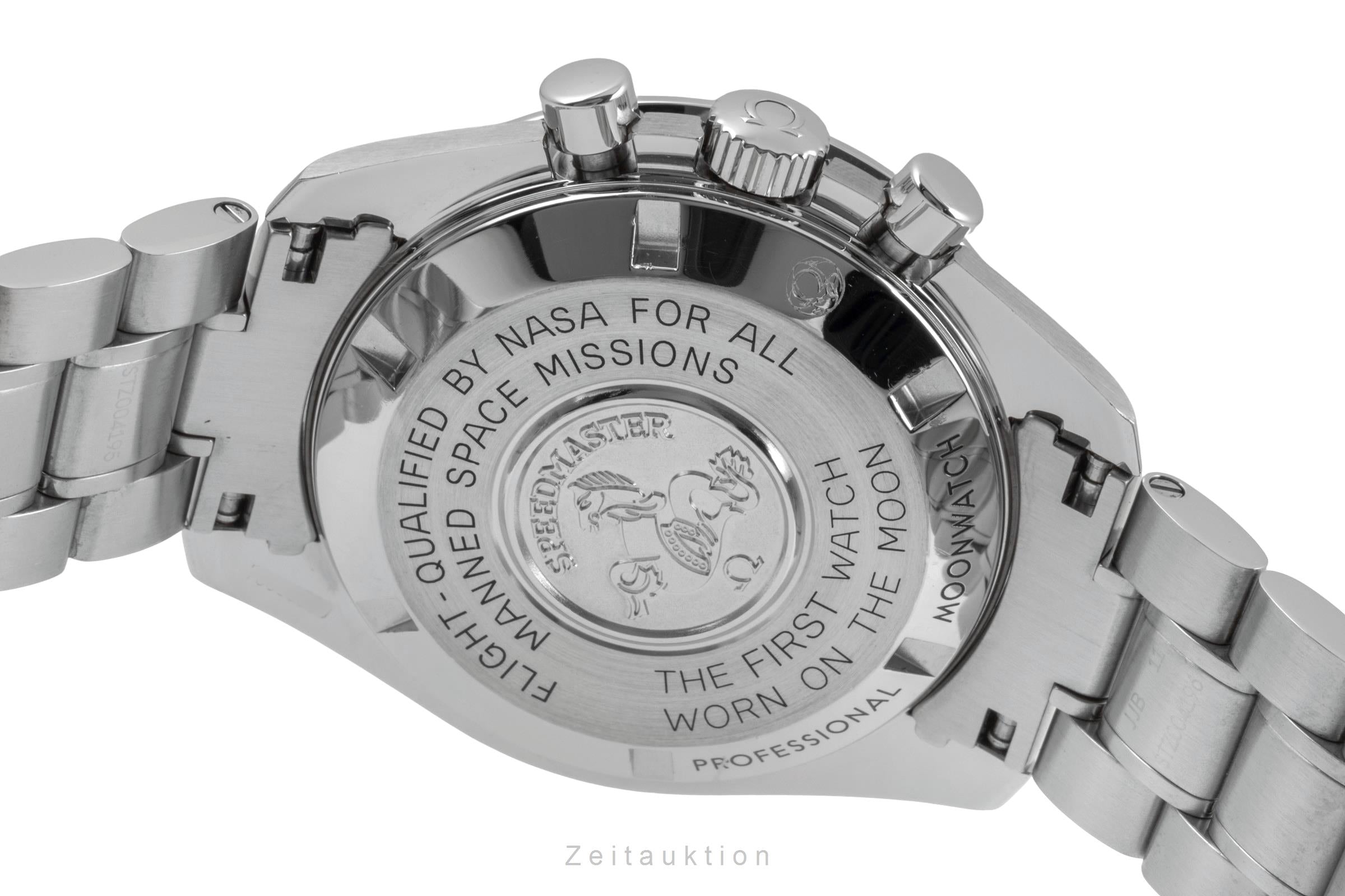 Omega Speedmaster Moonwatch cronografo acciaio carica manuale orologio da uomo 3570.50.00 LP: 7600EUR  [2504180]