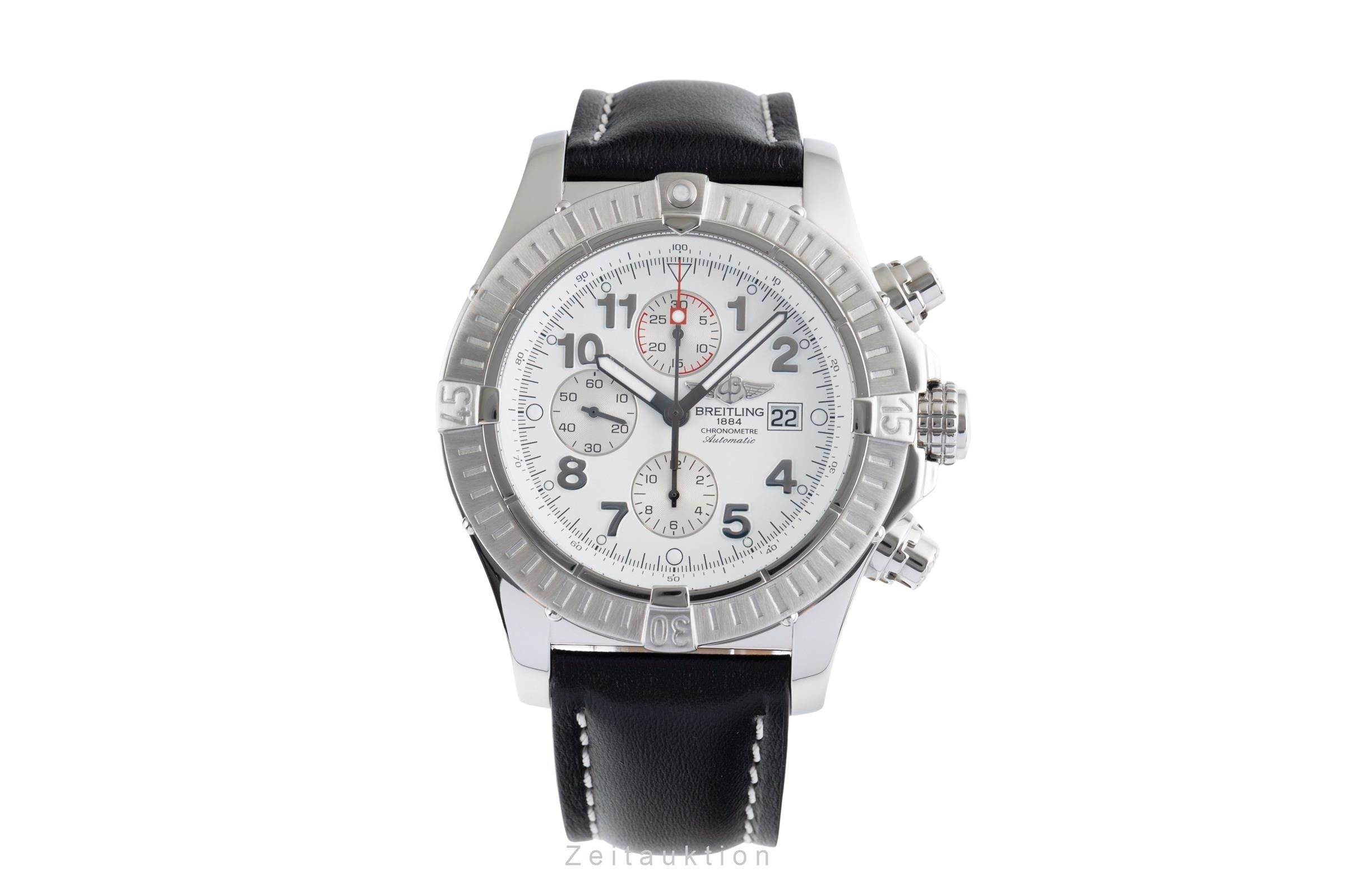Breitling Super Avenger chronographe acier automatique montre pour hommes A13370-358  [2504181]