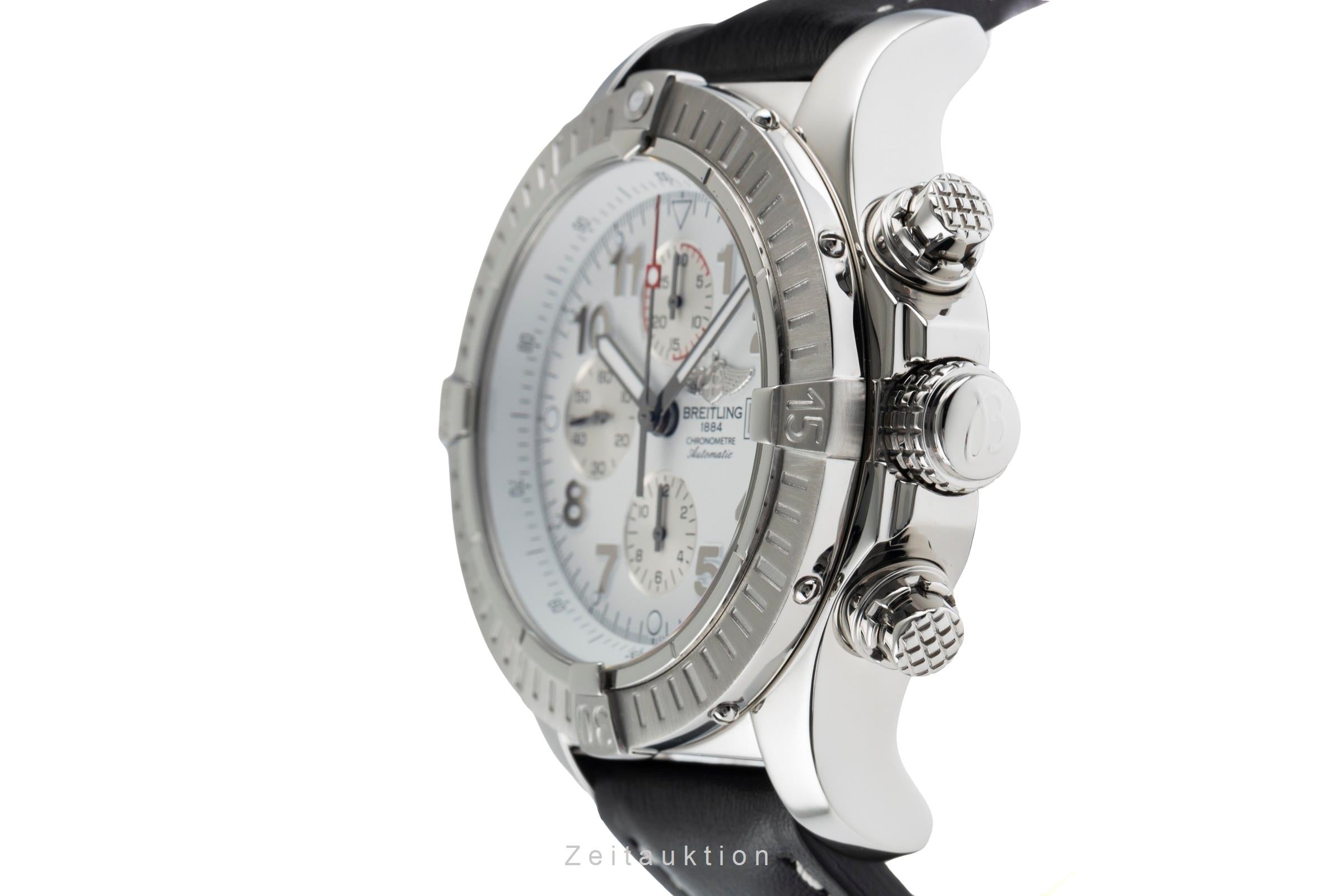 Breitling Super Avenger chronographe acier automatique montre pour hommes A13370-358  [2504181]