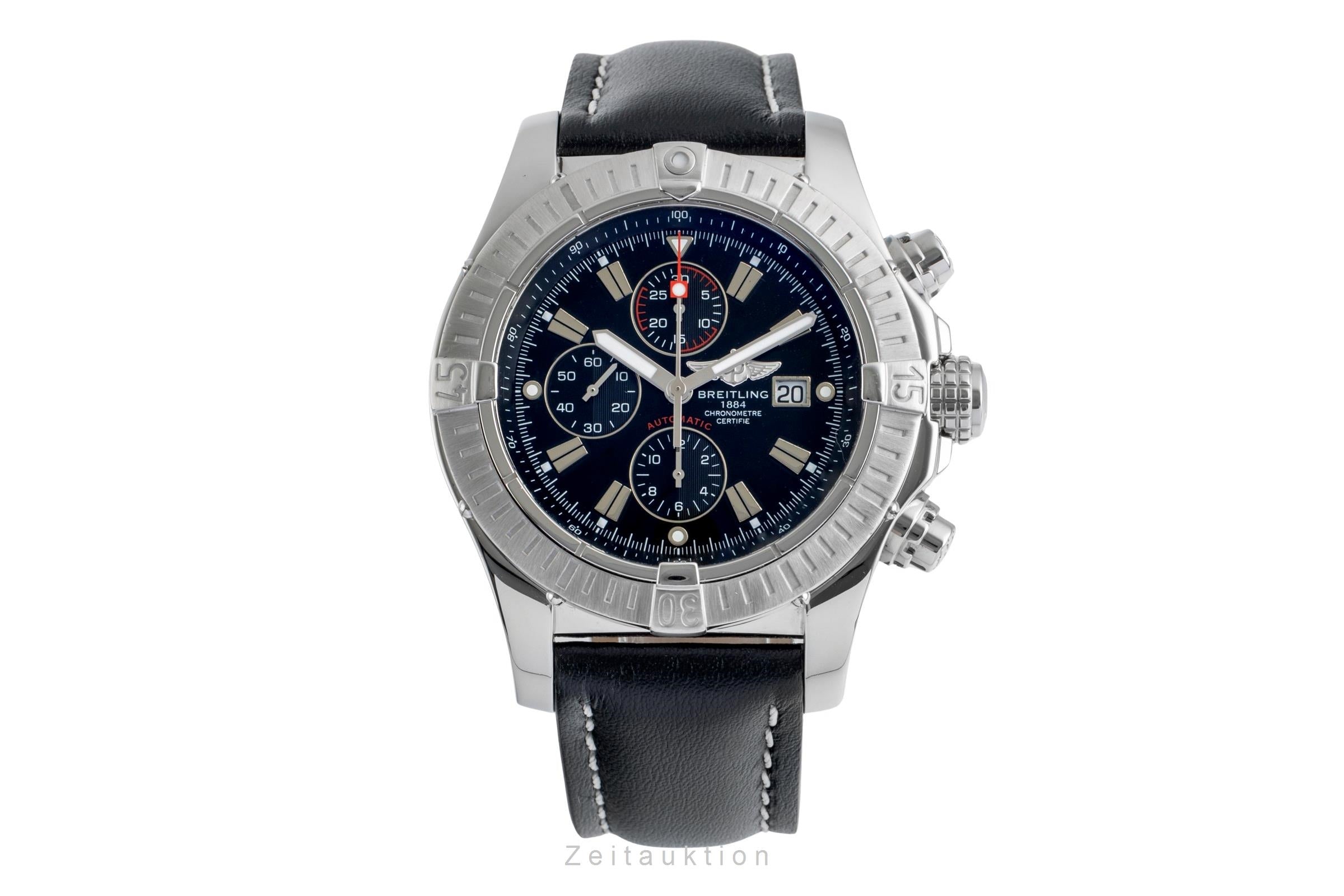 Breitling Super Avenger chronograph steel automatic men's watch A13370  [2504182]