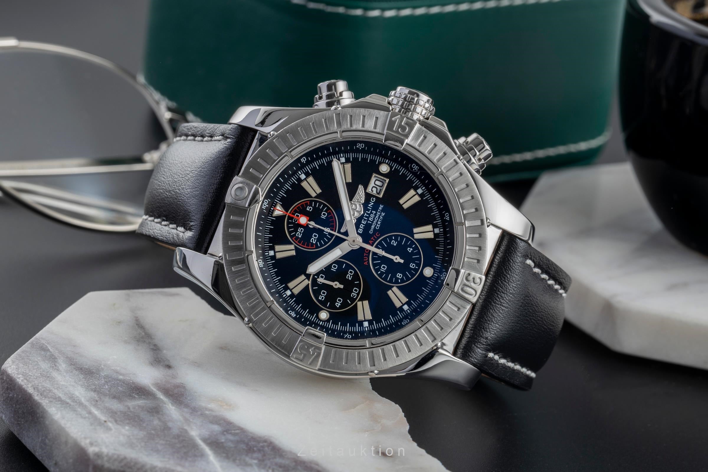 Breitling Super Avenger chronograph steel automatic men's watch A13370  [2504182]