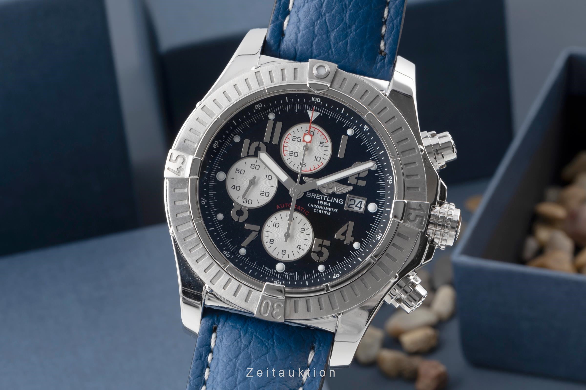 Breitling Super Avenger chronographe acier automatique montre pour hommes A1337011  [2504183]