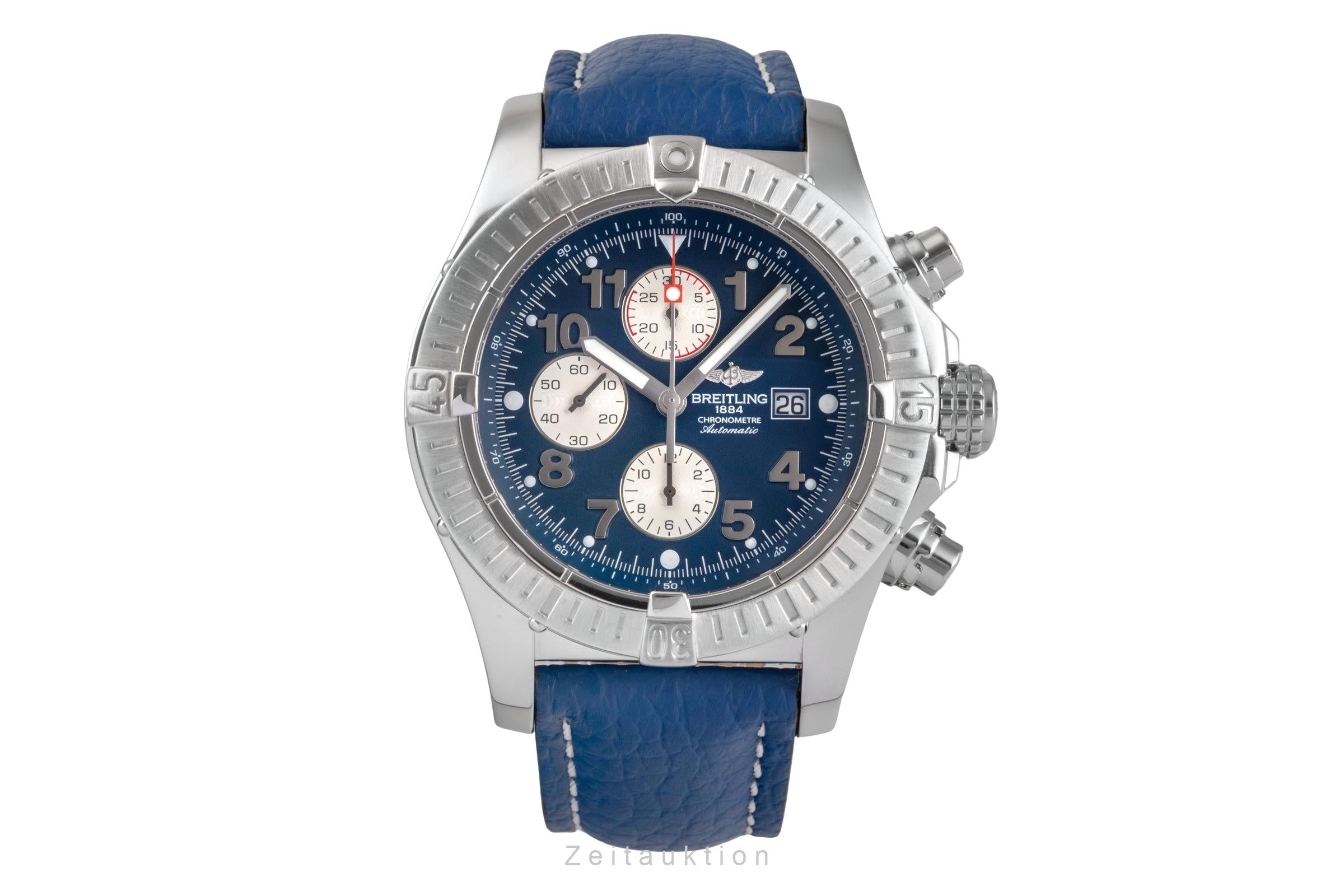 Breitling Super Avenger chronograph steel automatic men's watch A13370-028  [2504184]