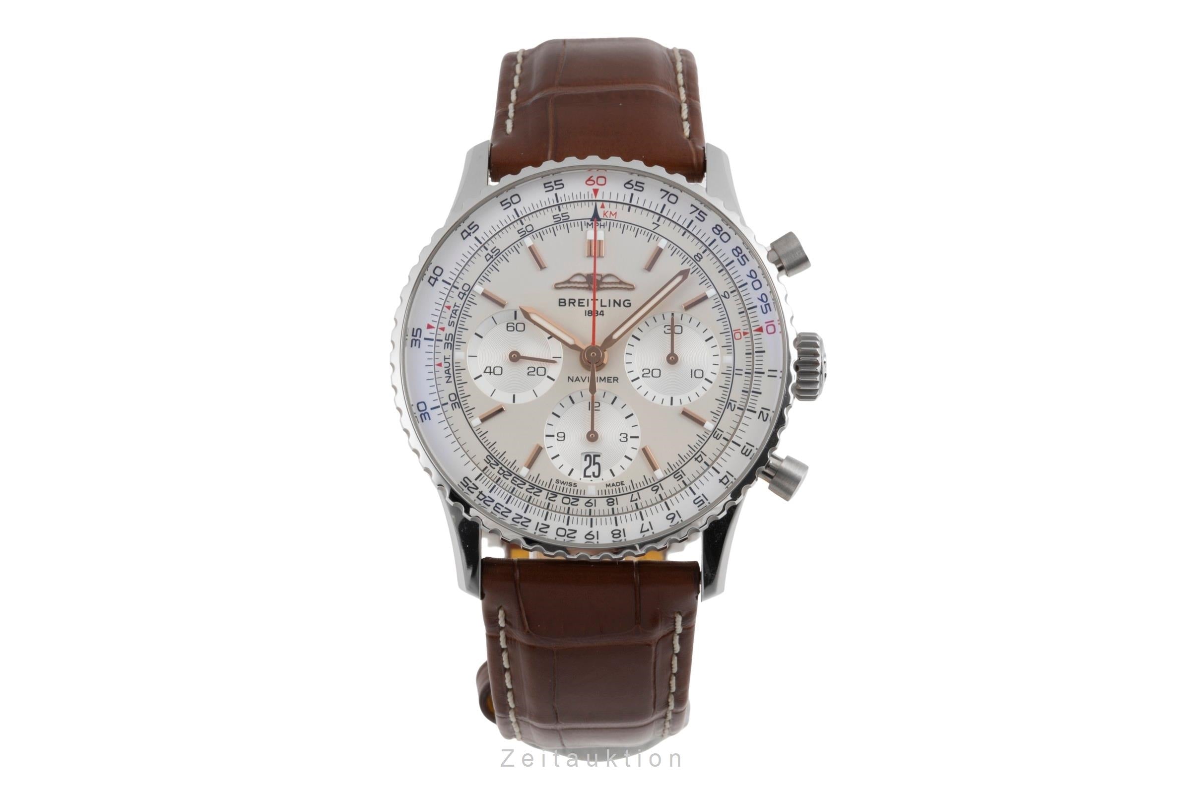 Breitling Navitimer 01 chronograph steel automatic men's watch AB0139211G1P1 LP: 9300EUR  [2504189]