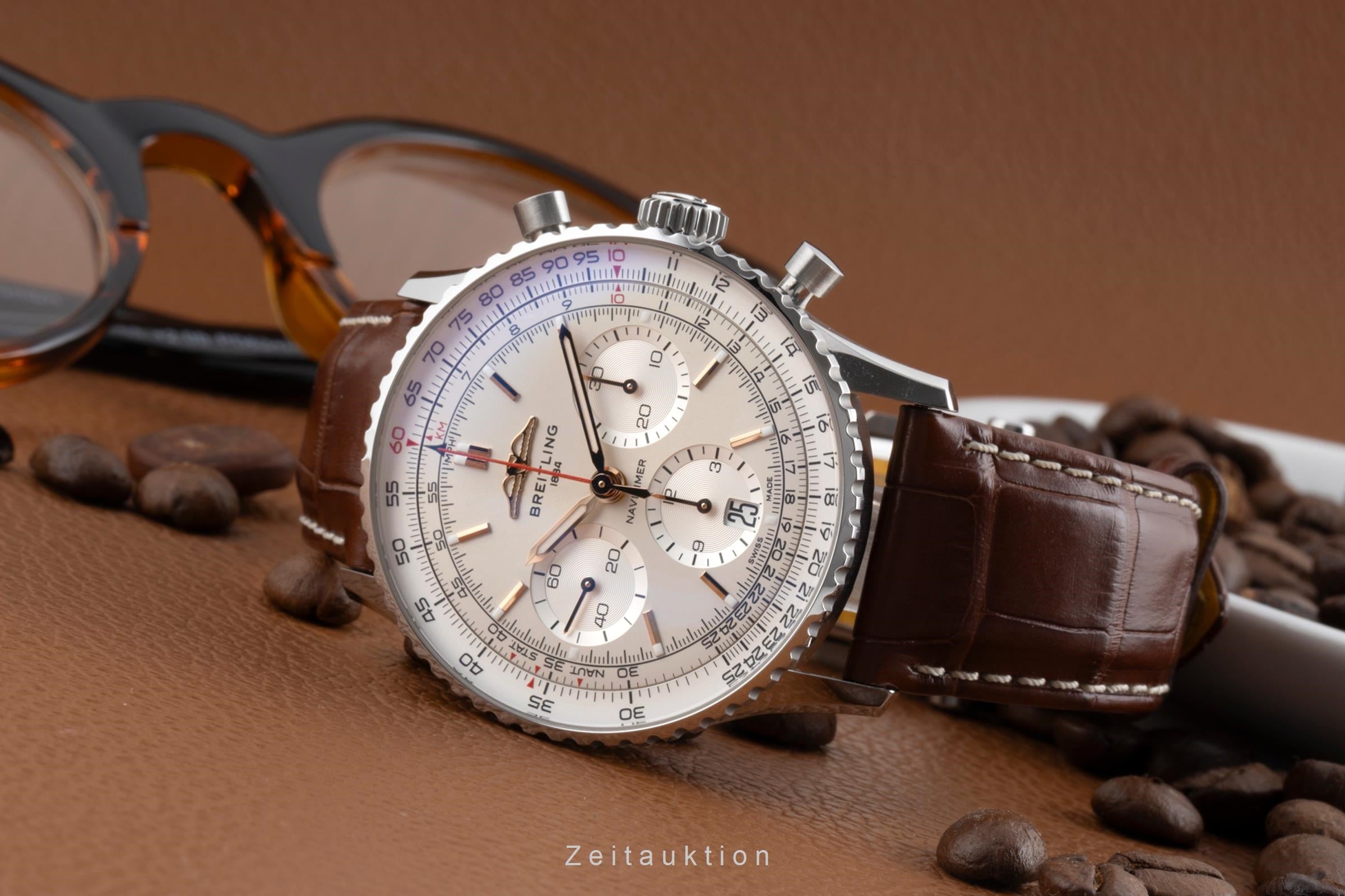 Breitling Navitimer 01 chronograph steel automatic men's watch AB0139211G1P1 LP: 9300EUR  [2504189]