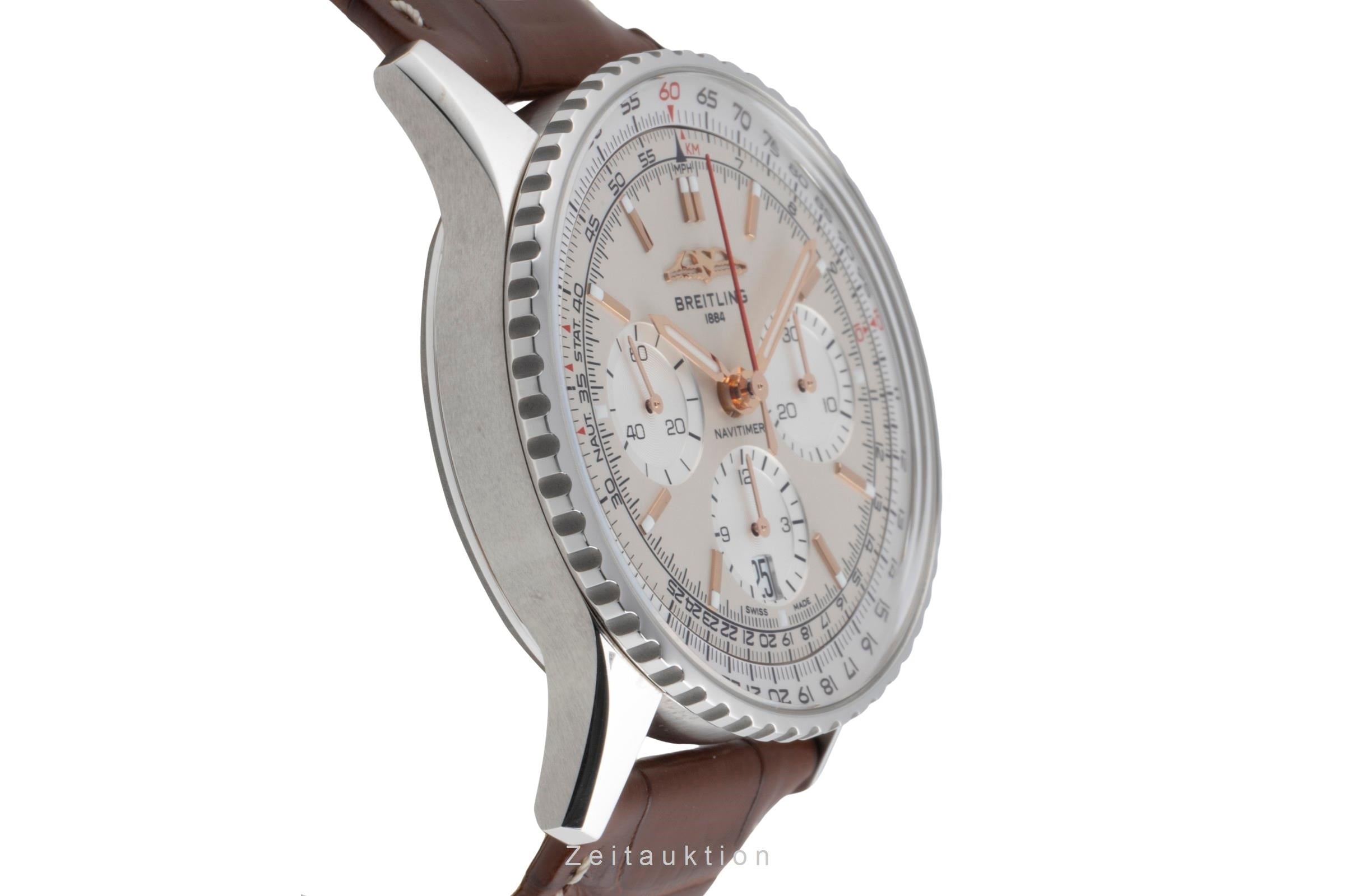 Breitling Navitimer 01 chronograph steel automatic men's watch AB0139211G1P1 LP: 9300EUR  [2504189]