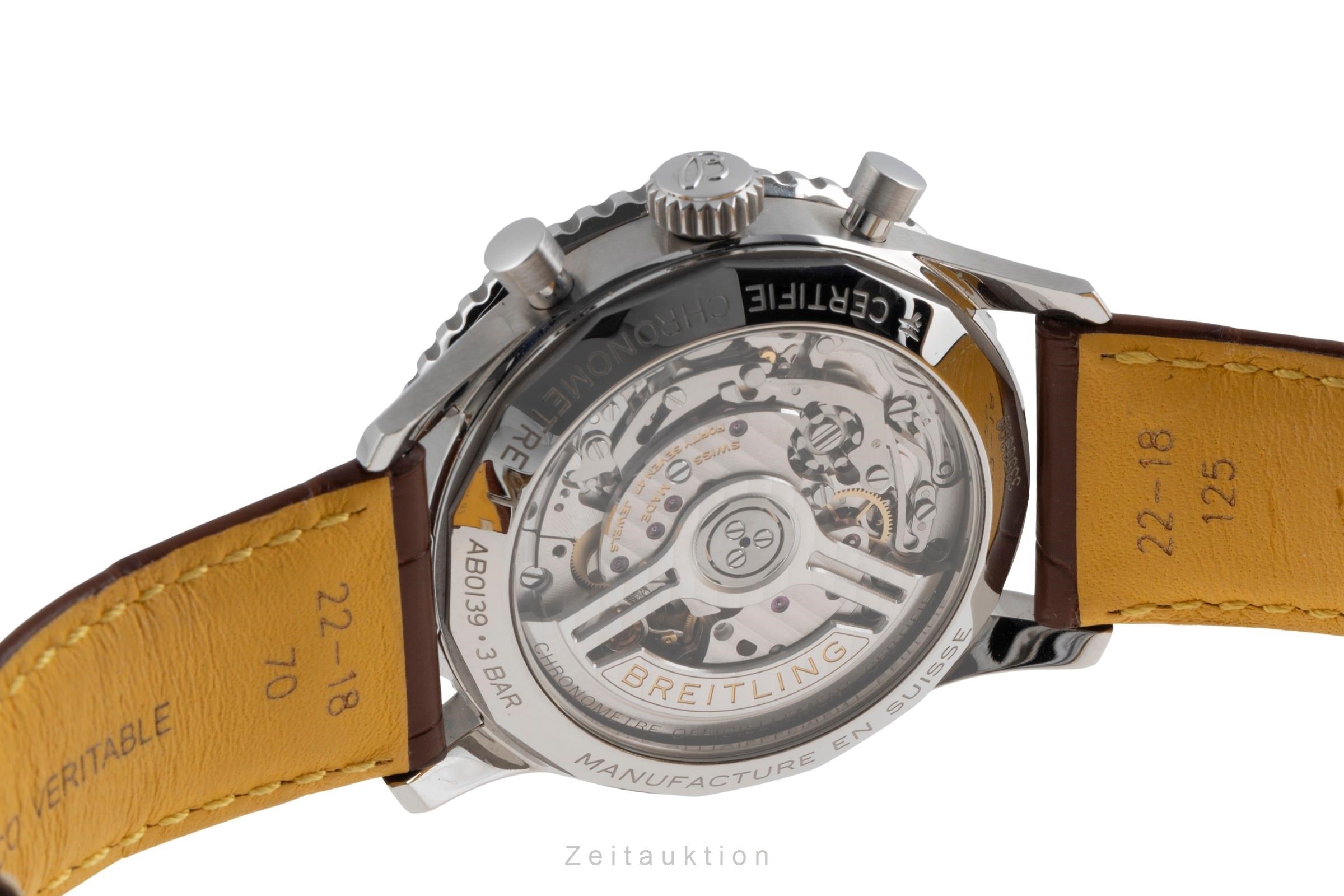 Breitling Navitimer 01 chronograph steel automatic men's watch AB0139211G1P1 LP: 9300EUR  [2504189]