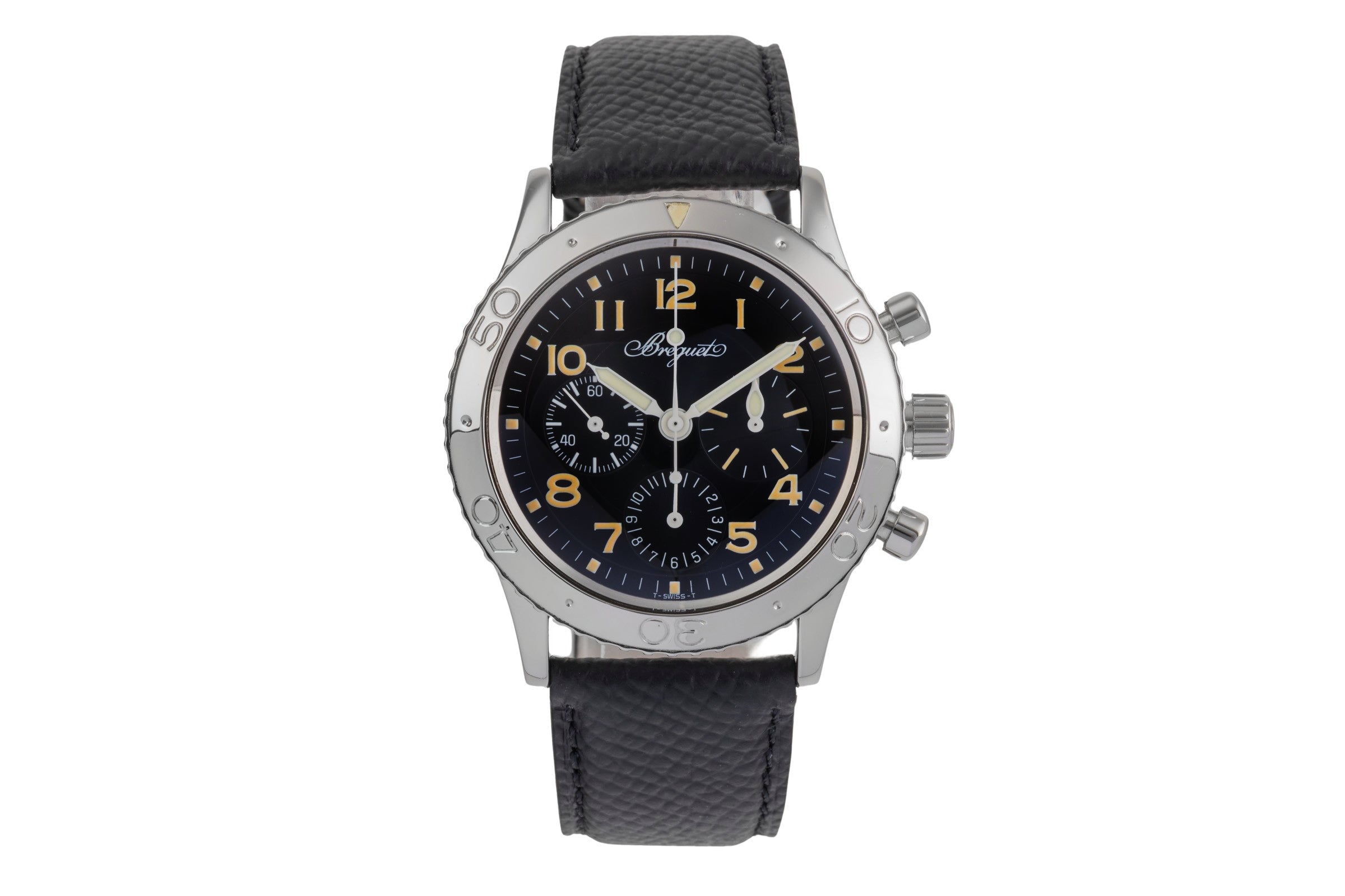 Breguet Type XX chronographe acier automatique montre pour hommes 3800  [2504191]