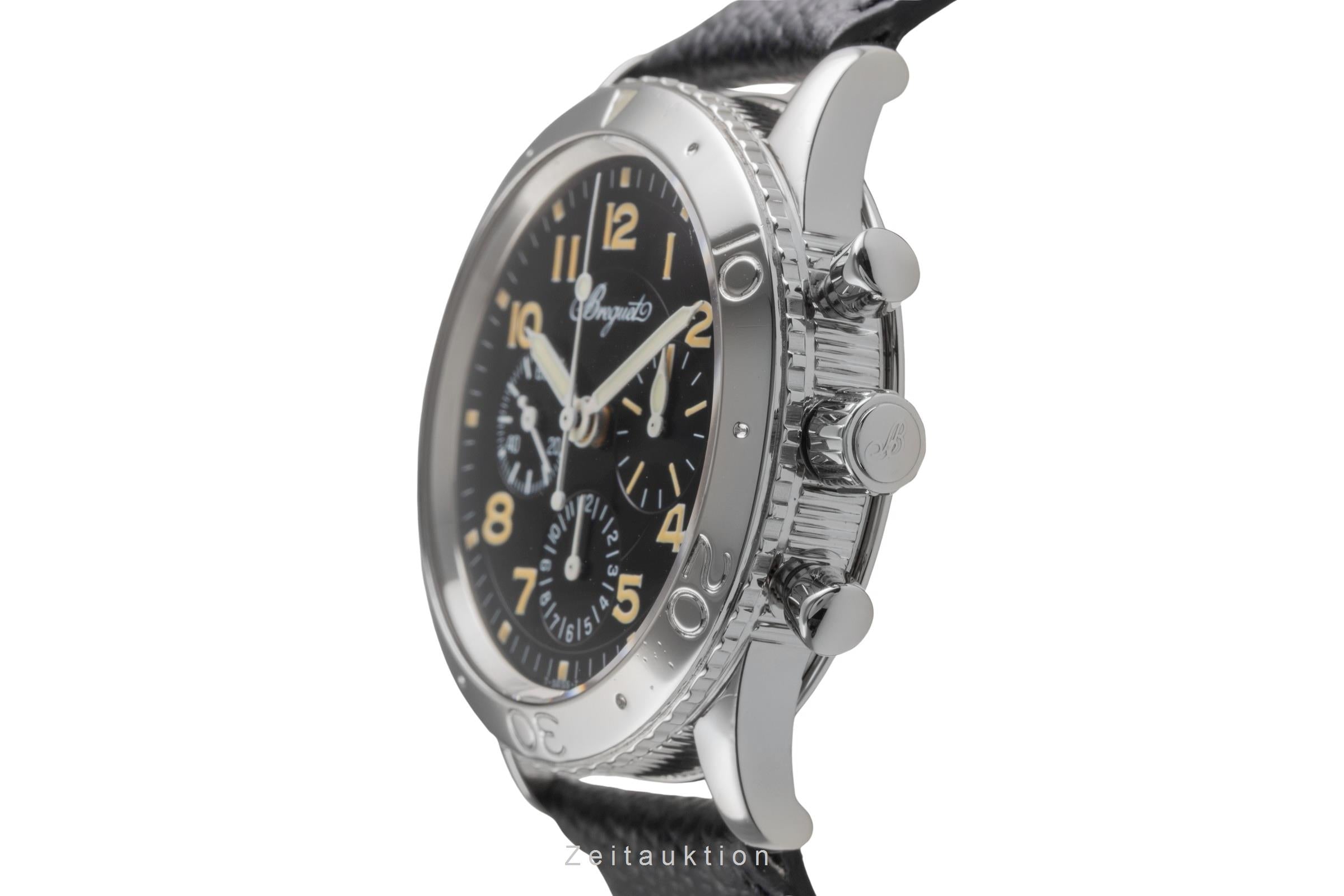 Breguet Type XX chronographe acier automatique montre pour hommes 3800  [2504191]