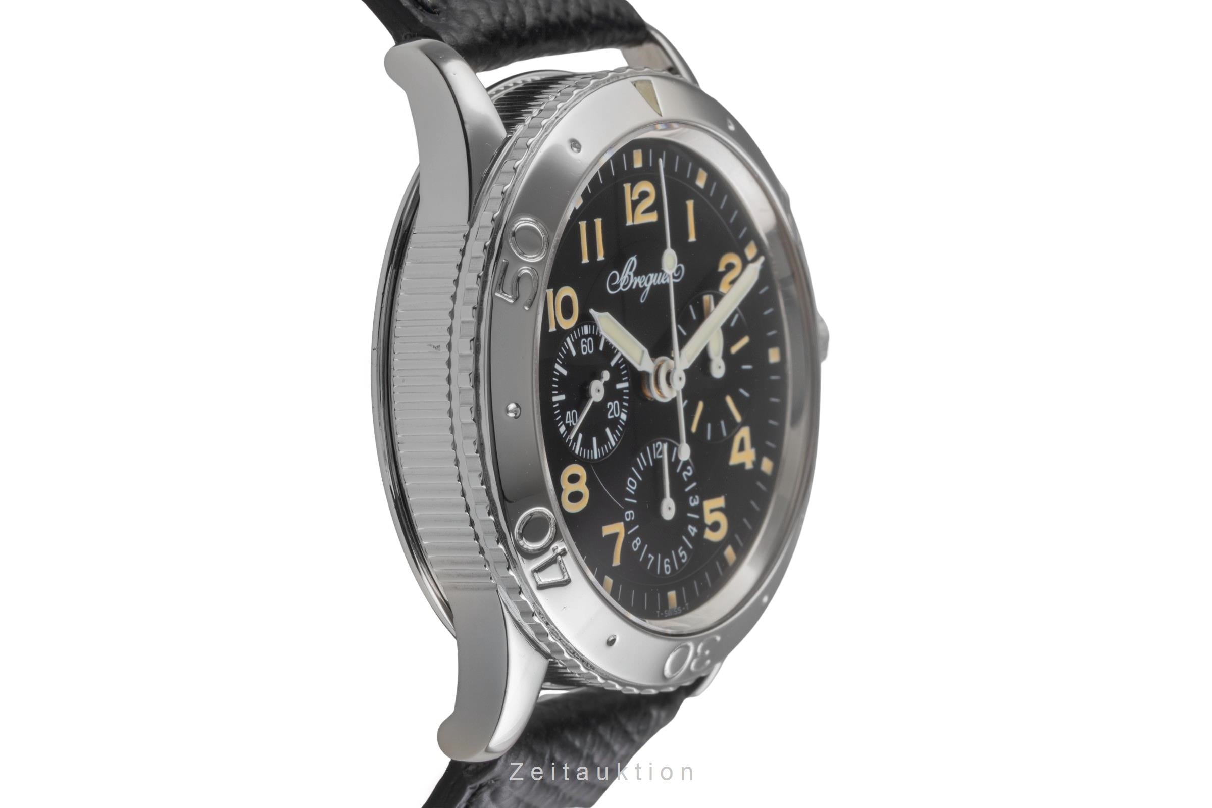 Breguet Type XX chronographe acier automatique montre pour hommes 3800  [2504191]