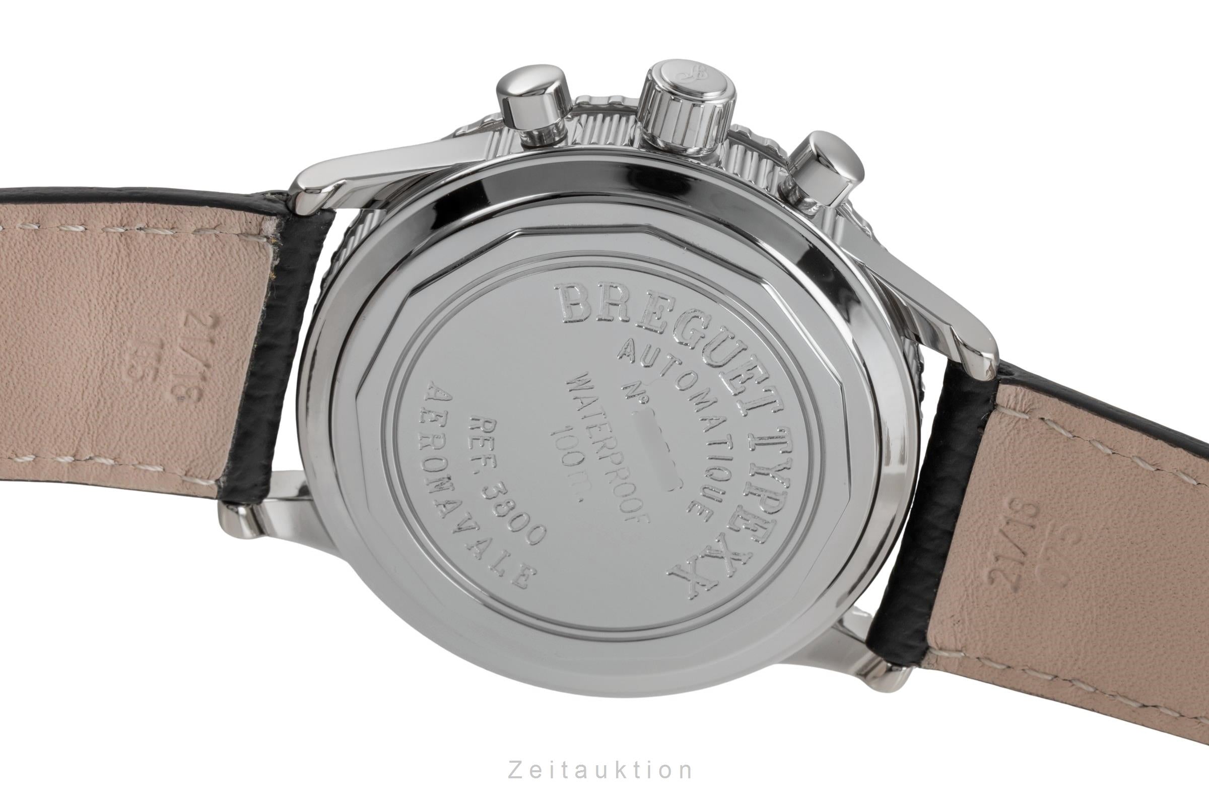 Breguet Type XX chronographe acier automatique montre pour hommes 3800  [2504191]