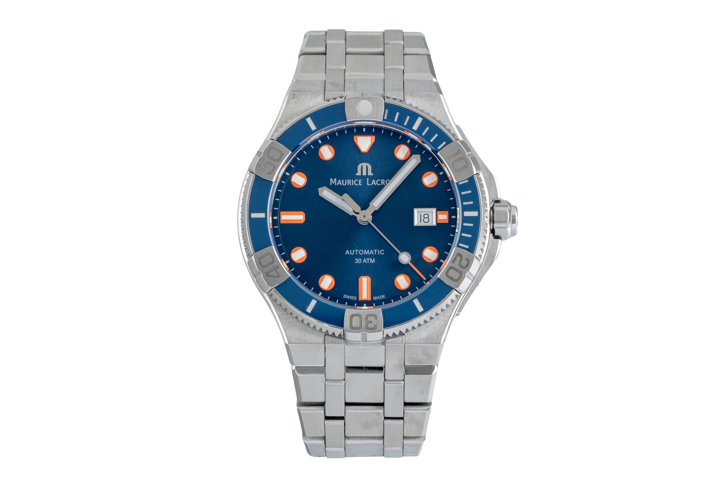 Maurice Lacroix Aikon acier automatique montre pour hommes AI6058-SS002-431 Limited  [2504192]