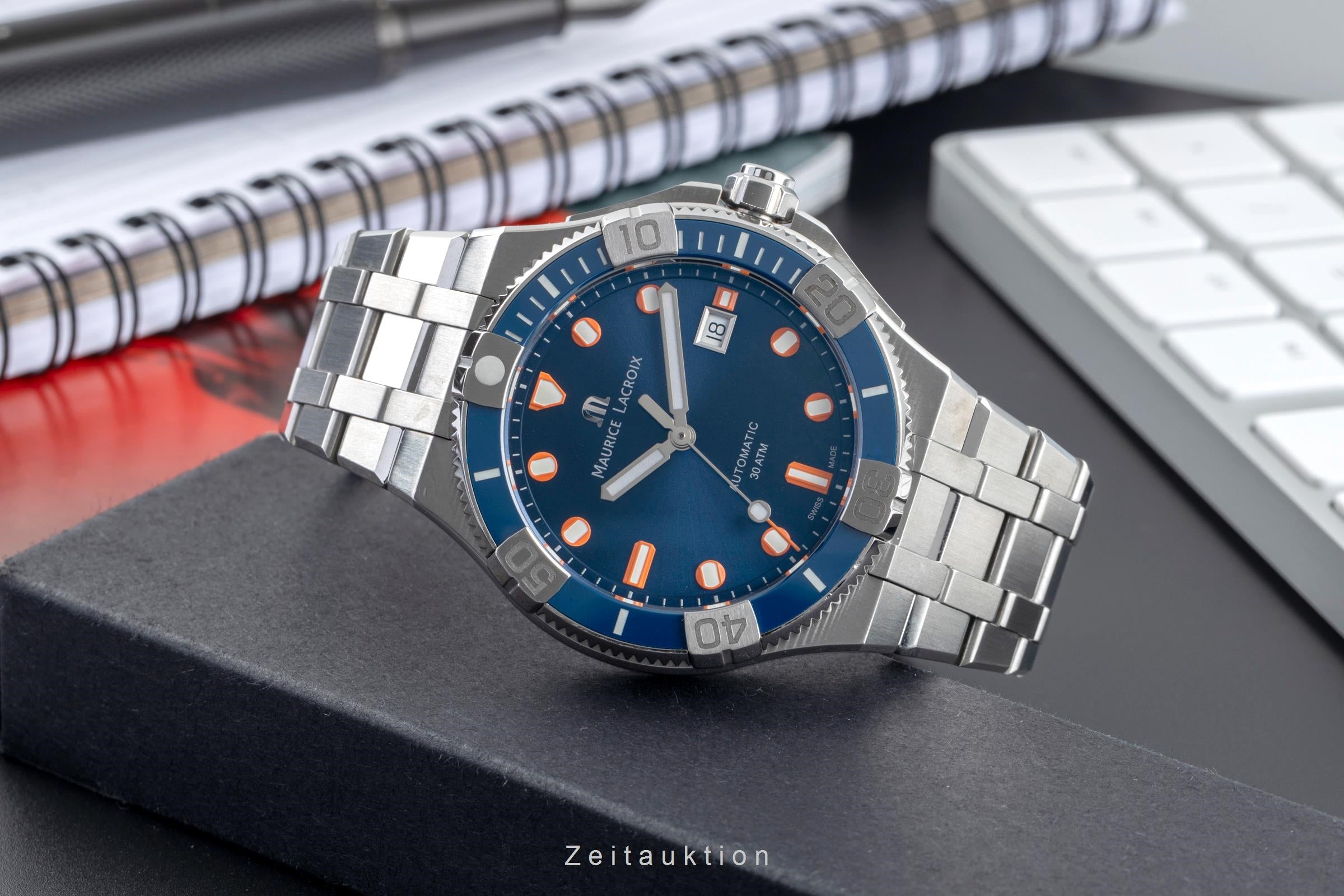 Maurice Lacroix Aikon acero automático reloj para caballeros AI6058-SS002-431 Limited  [2504192]