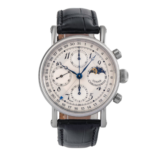 Chronoswiss Lunar chronographe acier automatique montre pour hommes CH7523L 	  [2504199]