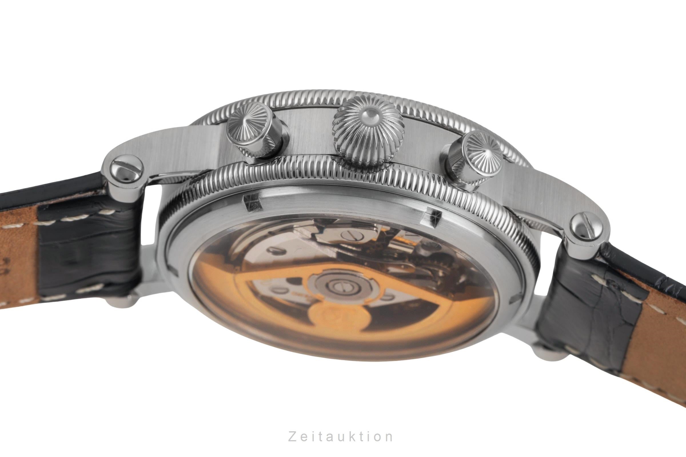 Chronoswiss Lunar chronographe acier automatique montre pour hommes CH7523L 	  [2504199]