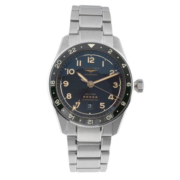 Longines Spirit Zulu Time GMT Stahl Automatik Ref. L3.812.4.63.2 B&P 2022 [2504200]