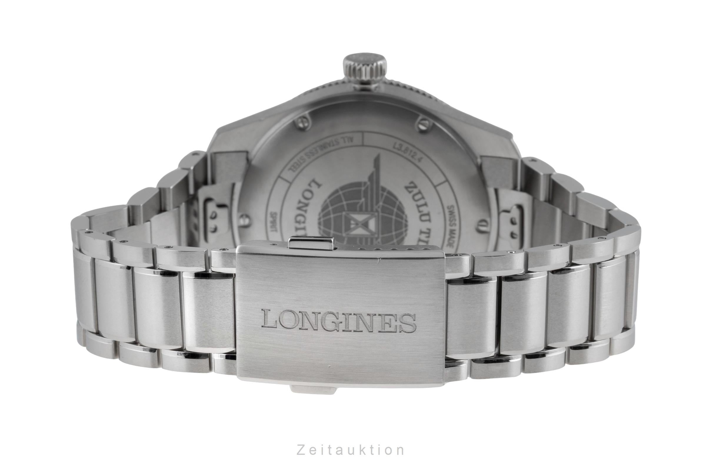 Longines Spirit Zulu Time GMT Stahl Automatik Ref. L3.812.4.63.2 B&P 2022 [2504200]