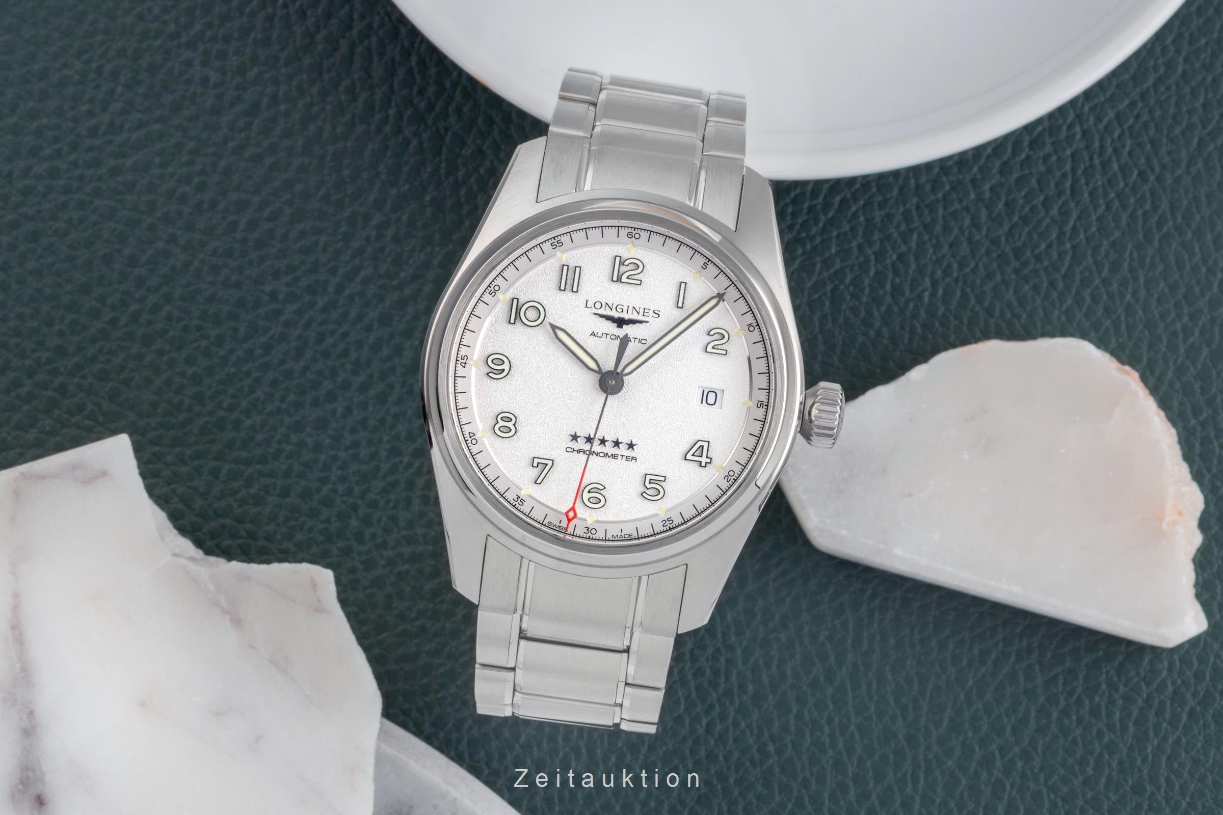 Longines Spirit acier automatique montre pour hommes L3.810.4.73.9  [2504201]