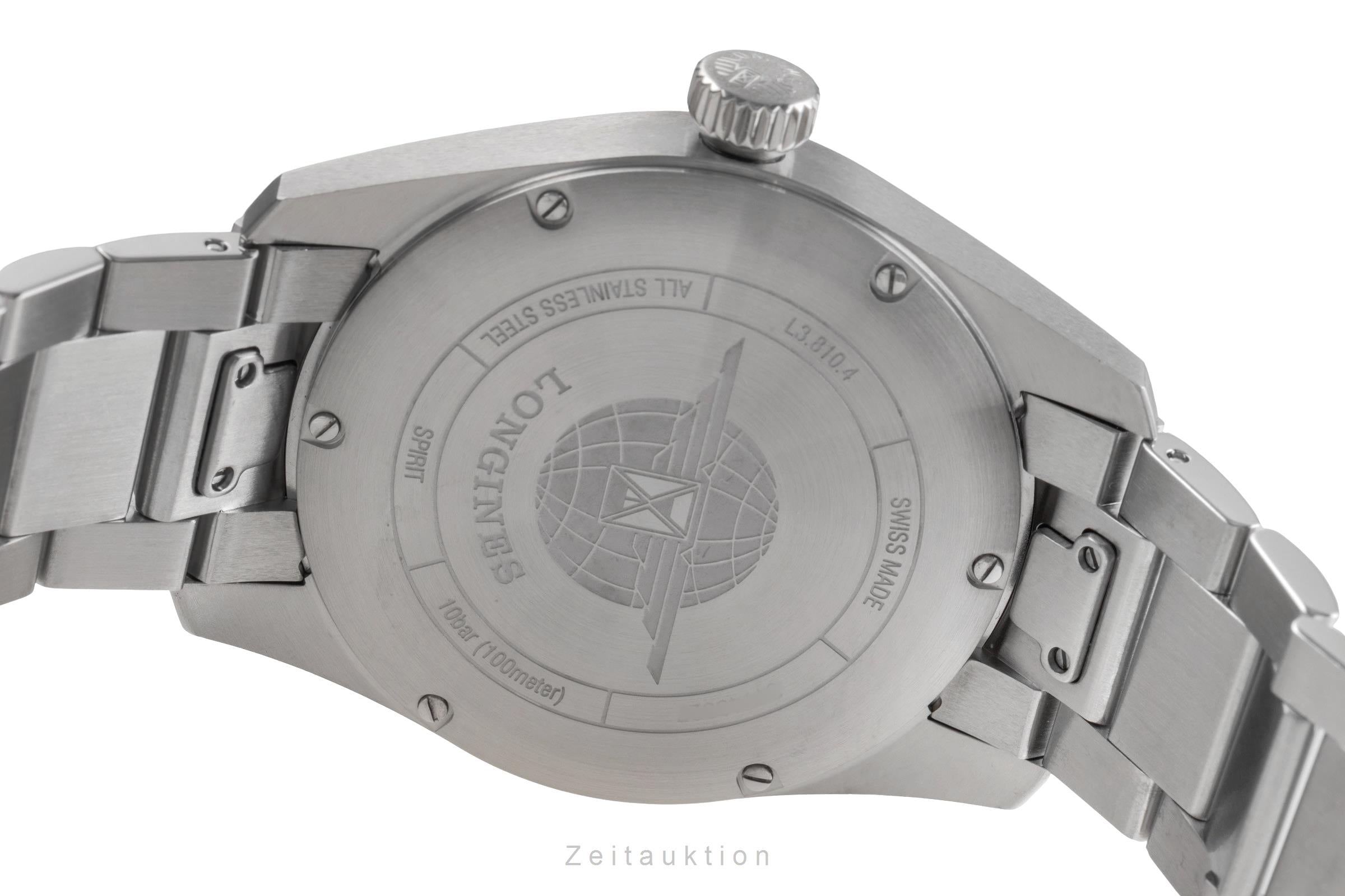 Longines Spirit acier automatique montre pour hommes L3.810.4.73.9  [2504201]