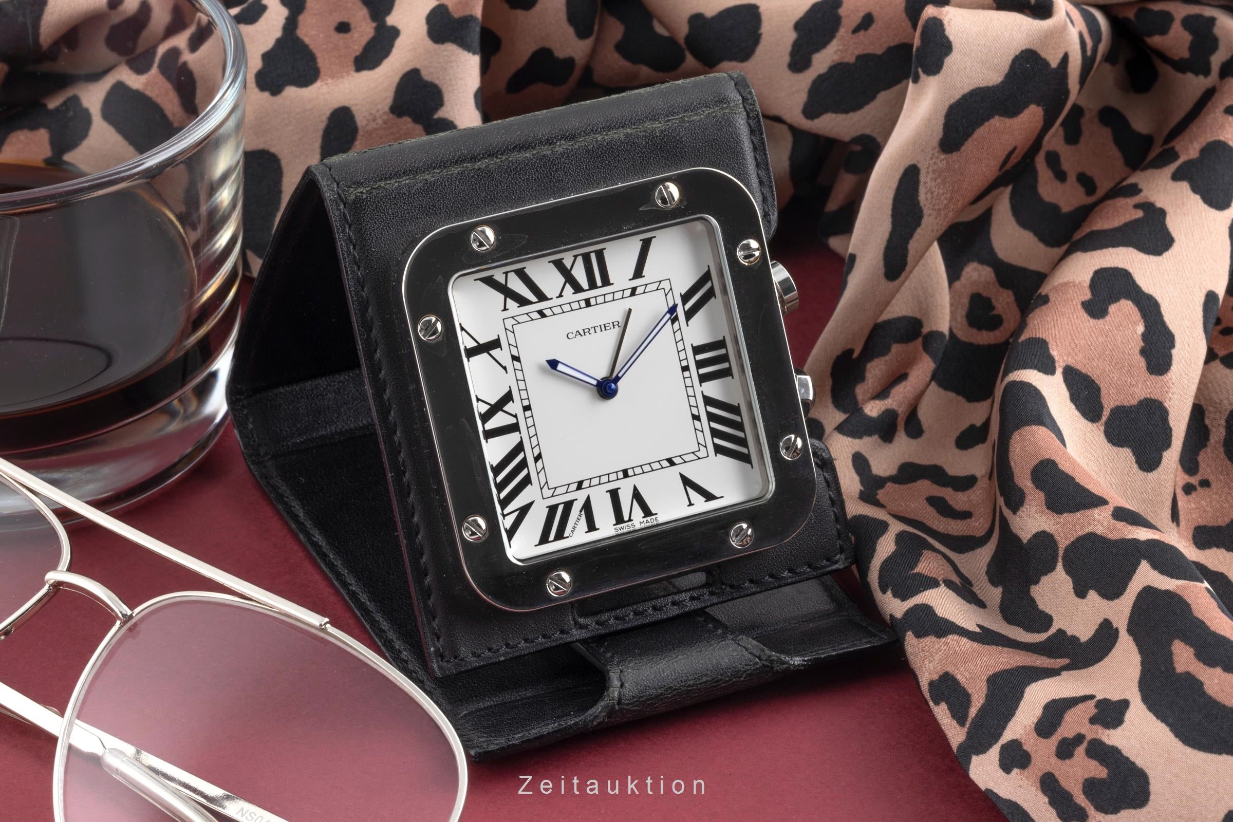 Cartier Santos acier quartz unisexe 2750, GGC98100  [2504219]