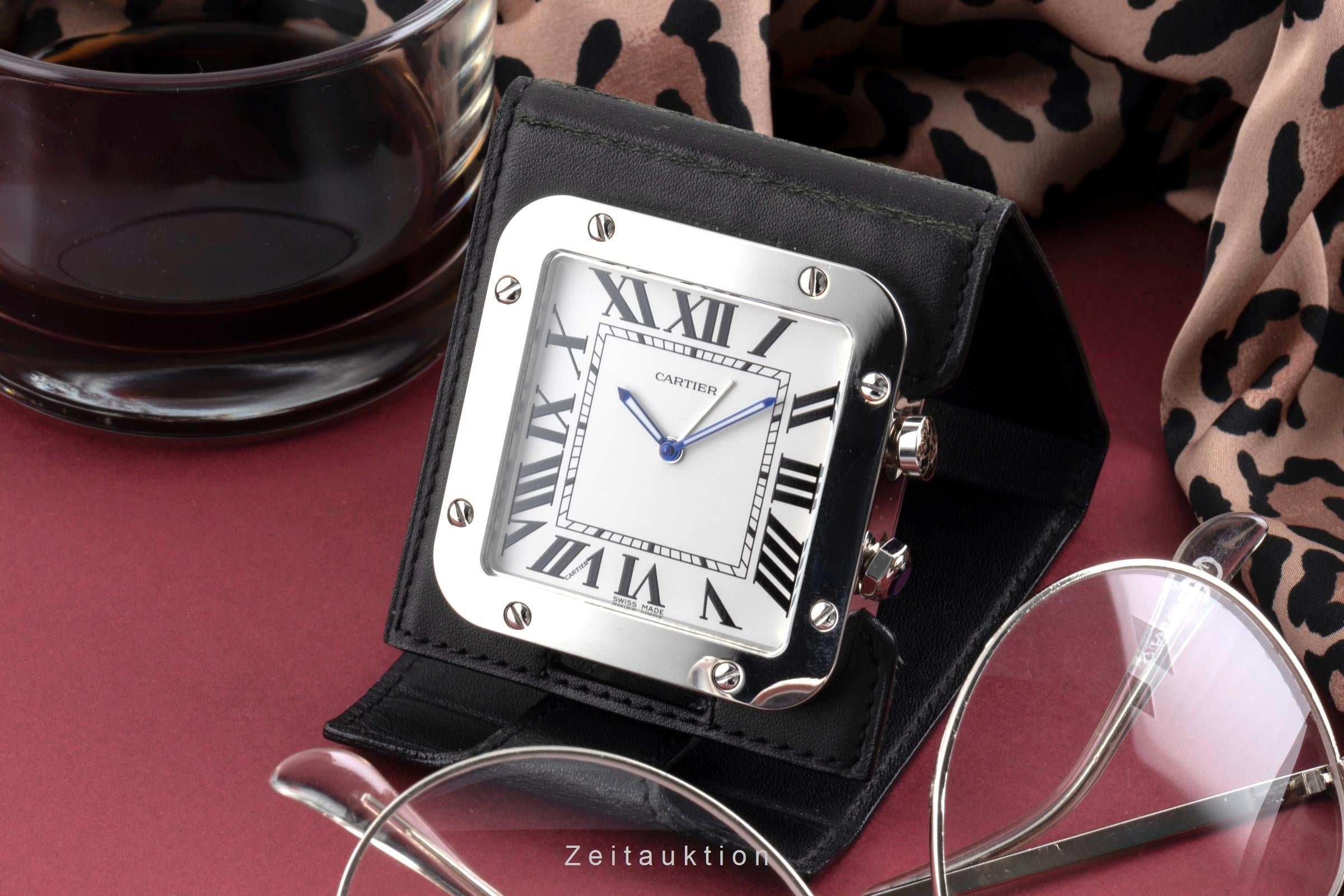 Cartier Santos acier quartz unisexe 2750, GGC98100  [2504219]
