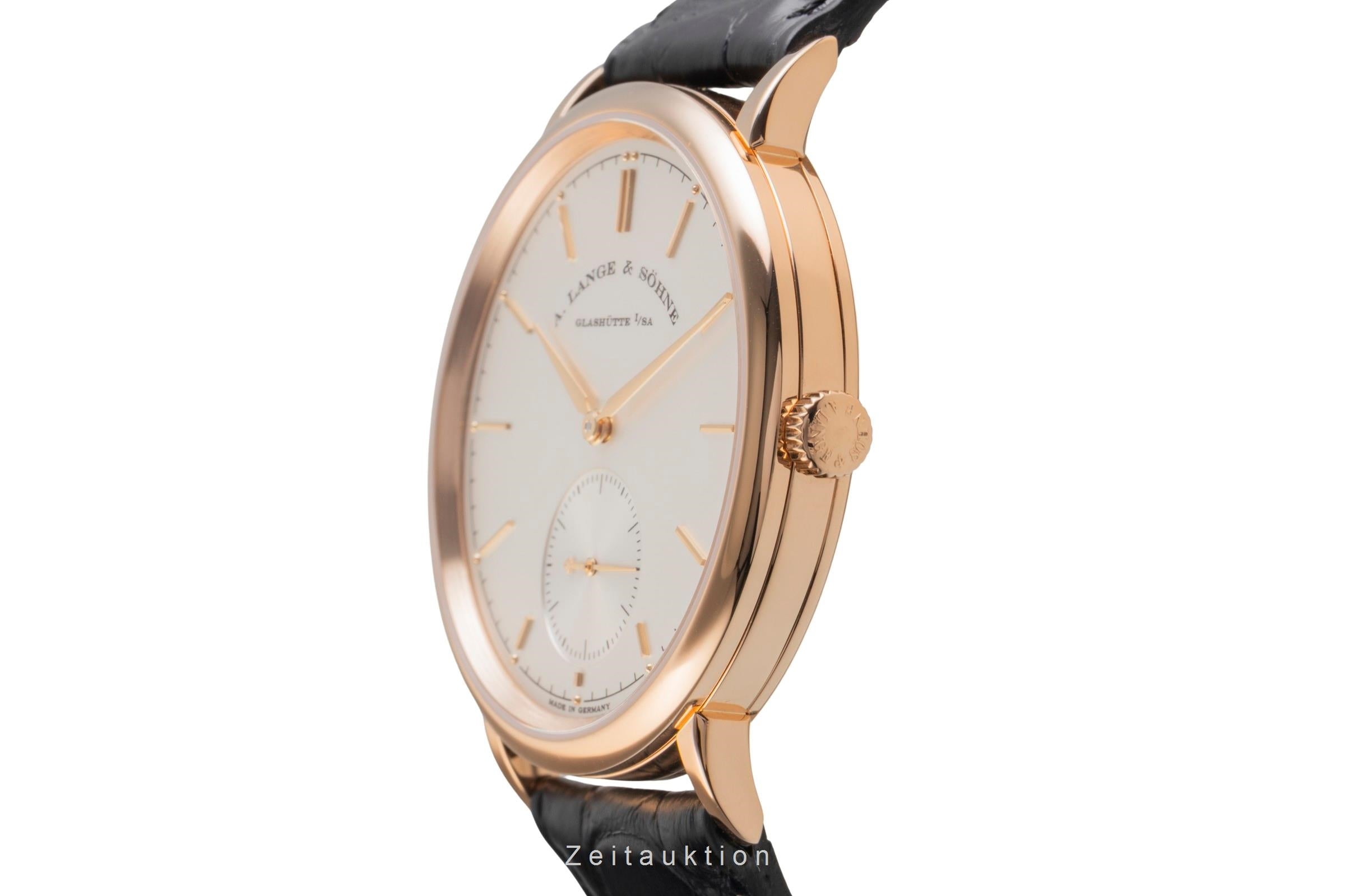 A. Lange & Söhne Saxonia oro rosado de 18 quilates automático reloj para caballeros 380.032  [2504221]