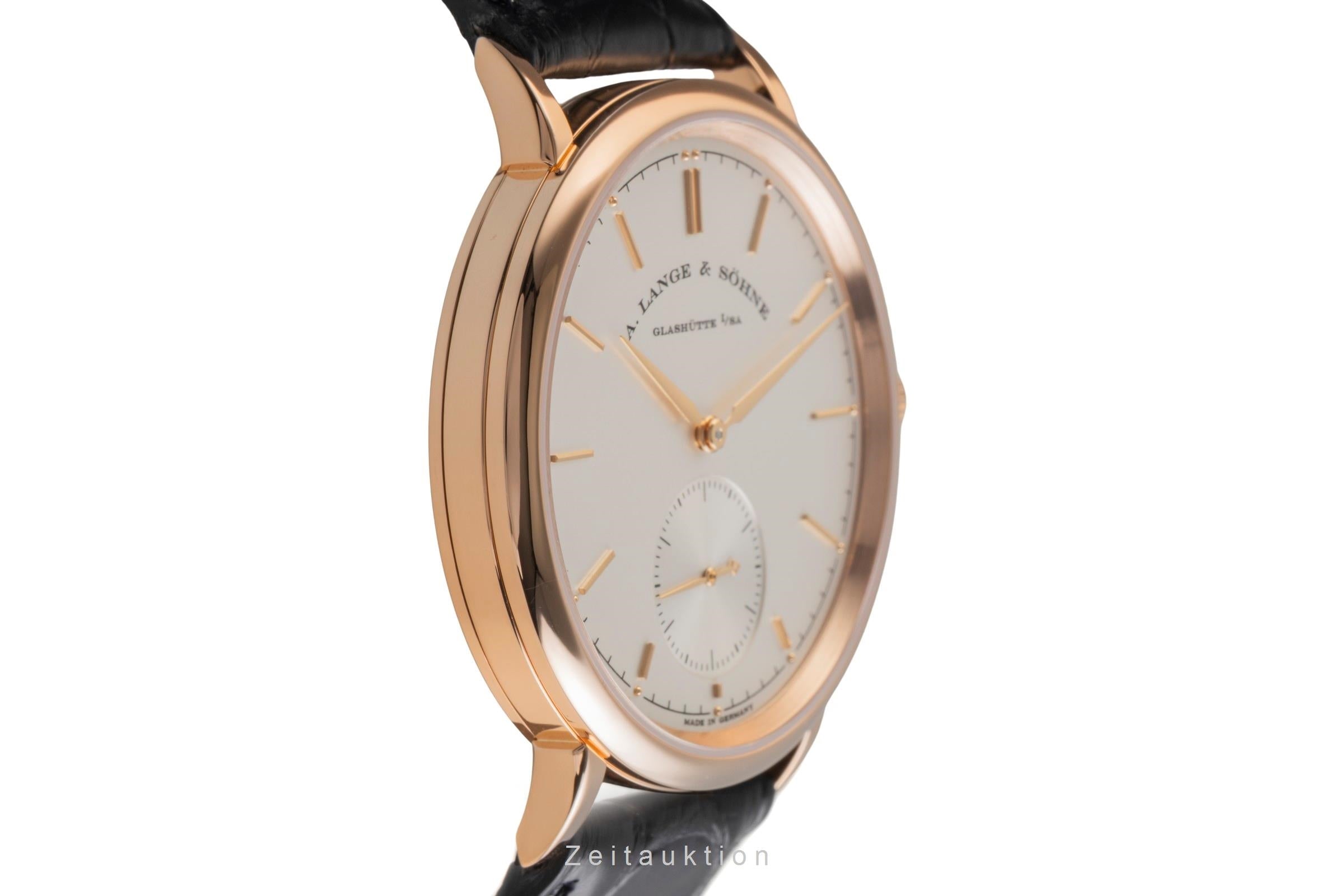 A. Lange & Söhne Saxonia oro rosado de 18 quilates automático reloj para caballeros 380.032  [2504221]