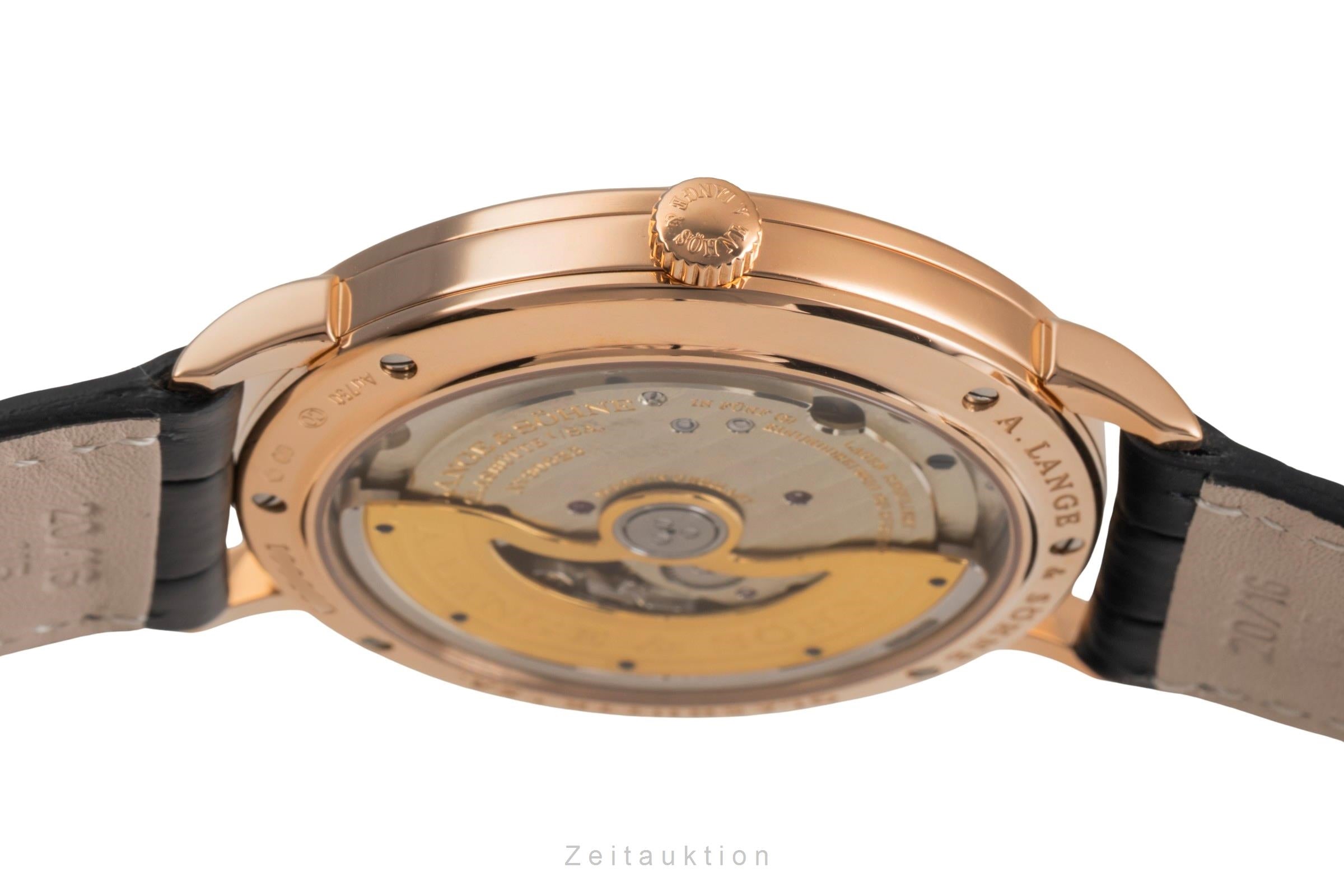 A. Lange & Söhne Saxonia oro rosado de 18 quilates automático reloj para caballeros 380.032  [2504221]