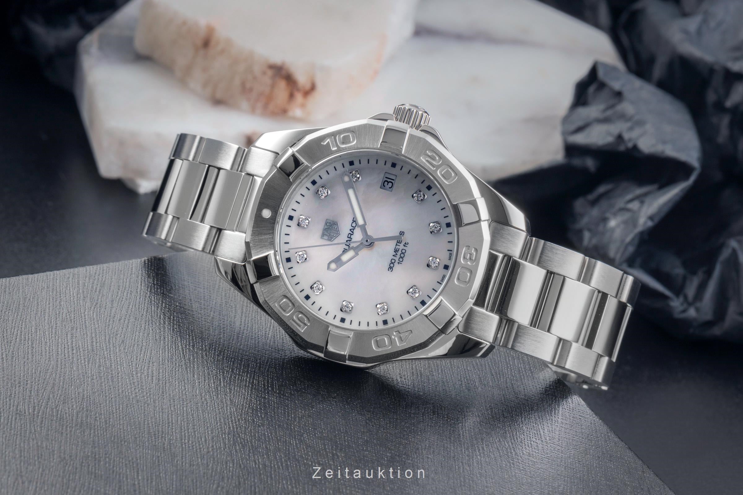 Tag Heuer Aquaracer acier quartz montre pour femmes WBD131B.BA0748	  [2504224]