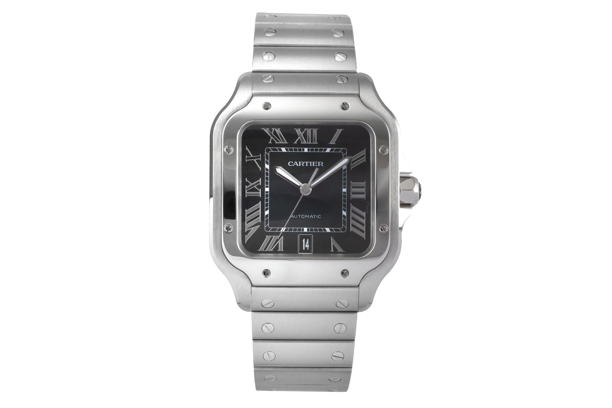 Cartier Santos steel automatic men's watch WSSA0062 LP: 8850EUR  [2504230]