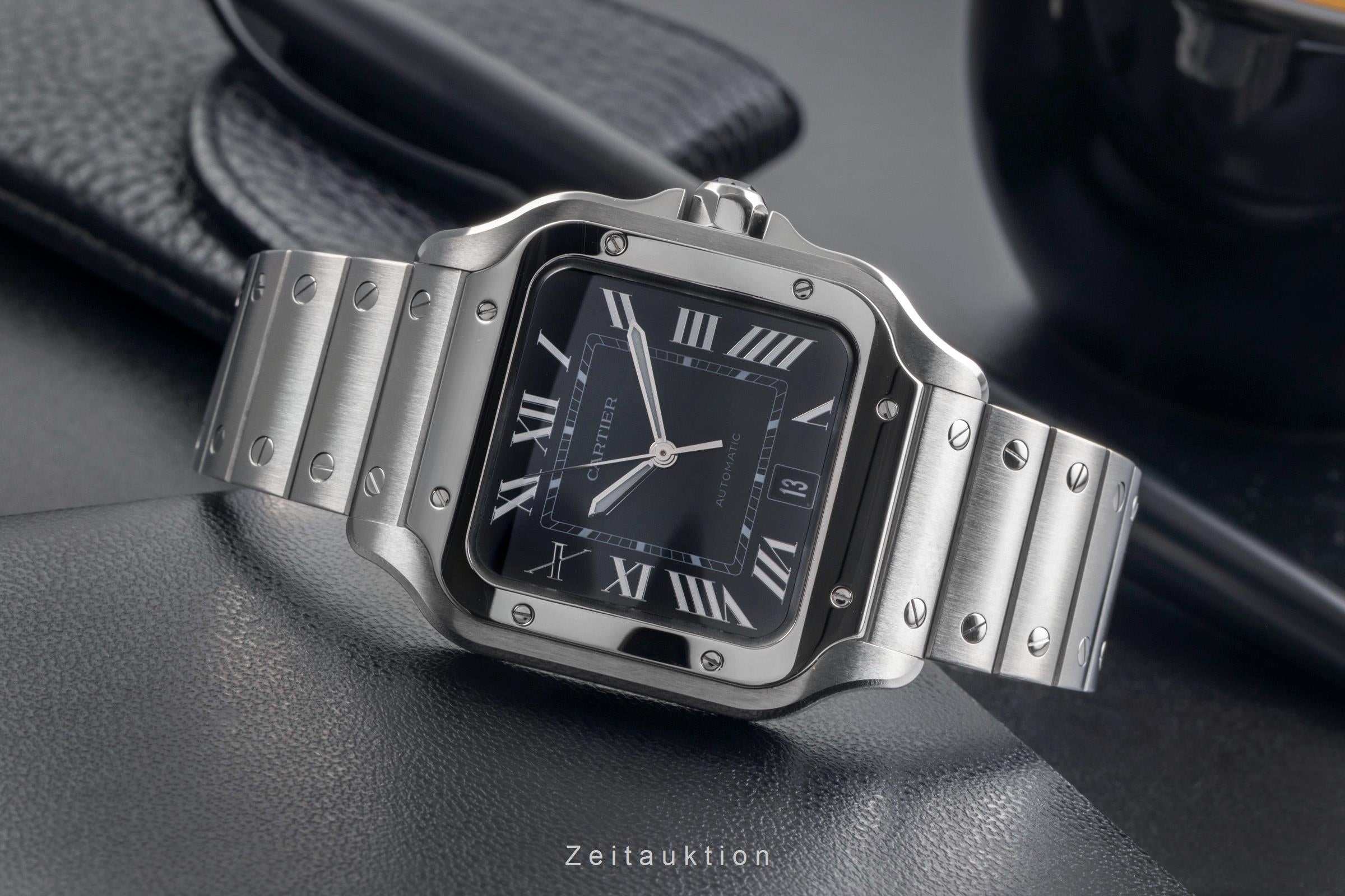 Cartier Santos steel automatic men's watch WSSA0062 LP: 8850EUR  [2504230]