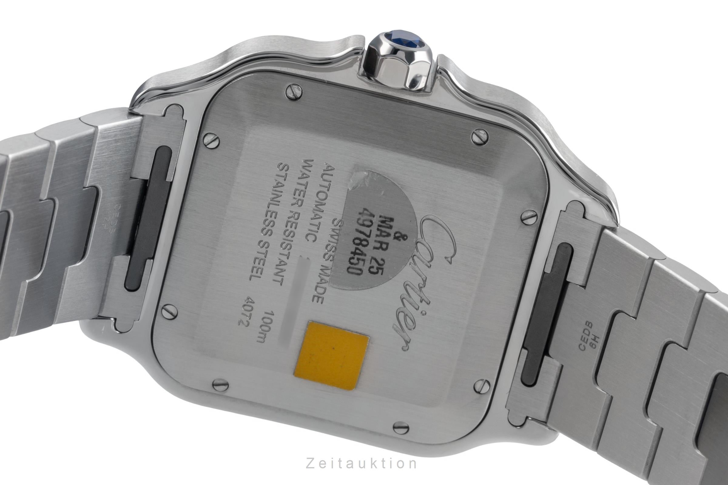 Cartier Santos steel automatic men's watch WSSA0062 LP: 8850EUR  [2504230]