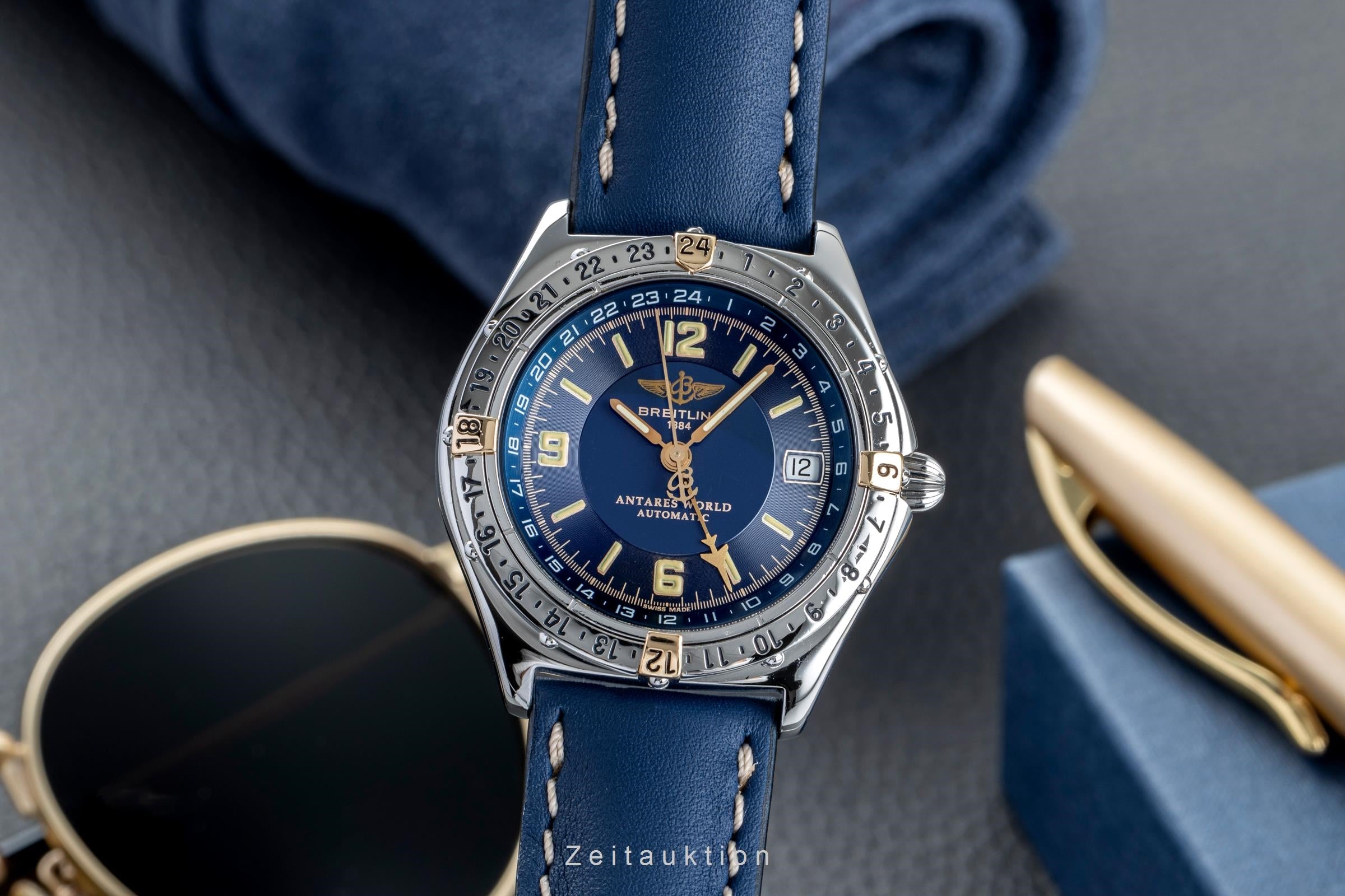 Breitling Antares acero / oro automático reloj para caballeros B 32047-074	  [2504232]