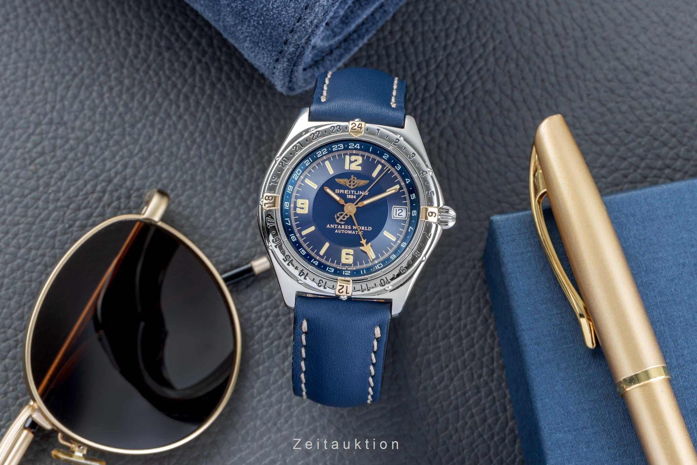 Breitling Antares acero / oro automático reloj para caballeros B 32047-074	  [2504232]