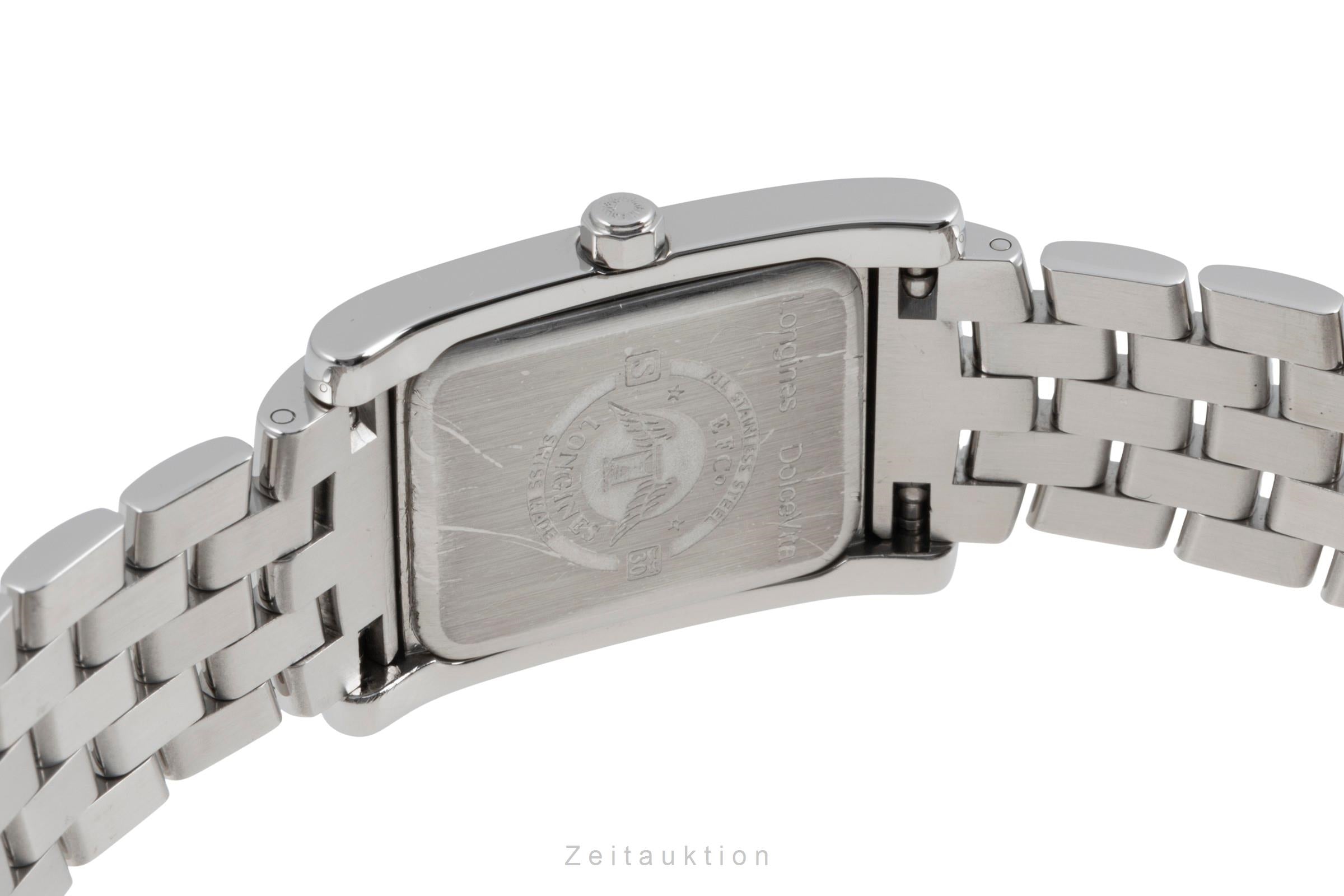 Longines Dolce Vita Black Dial Edelstahl Quarz Damenuhr Ref. L5.502.4 Klassiker [2504233]