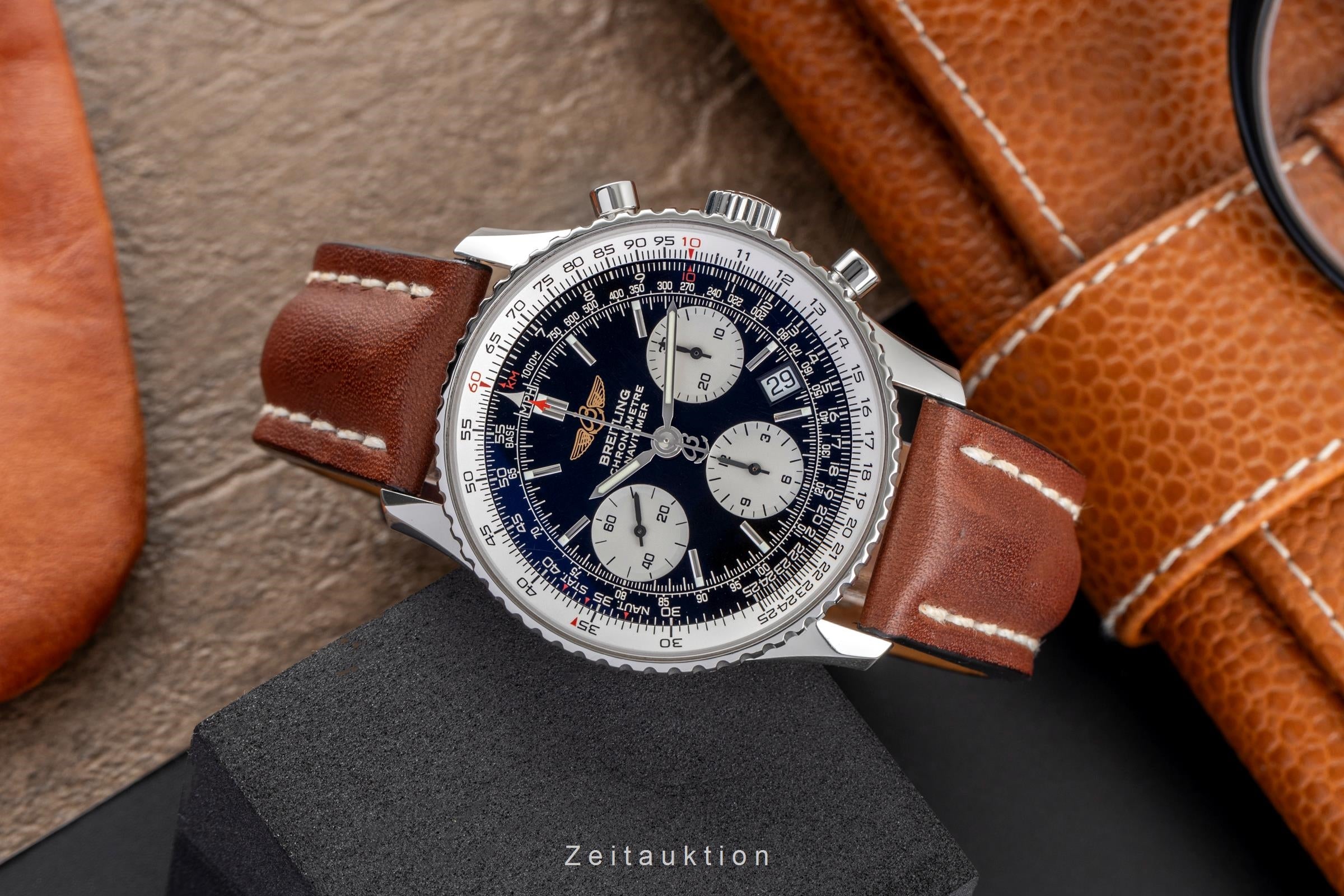 Breitling Navitimer Chronograph Edelstahl Automatik Ref. A23322 B&P VP: 9300 € [2504235]