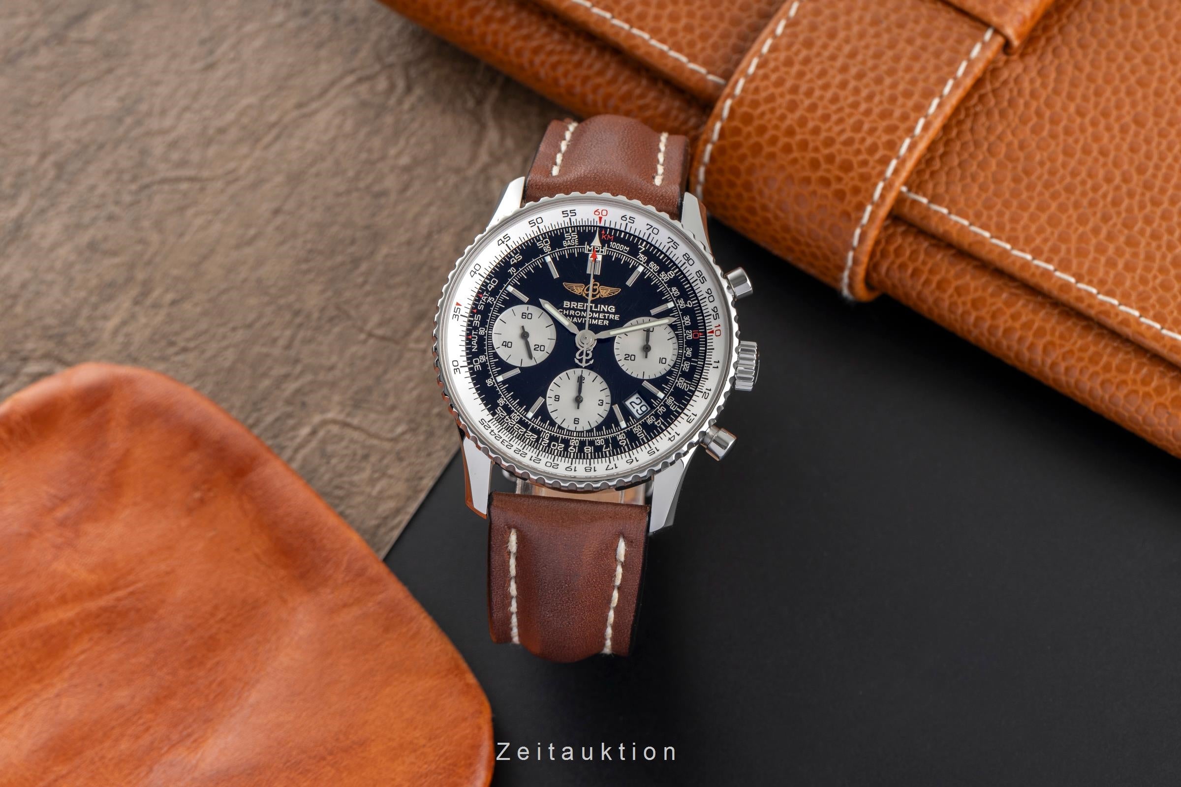 Breitling Navitimer chronograph steel automatic Kal. B23 Ref