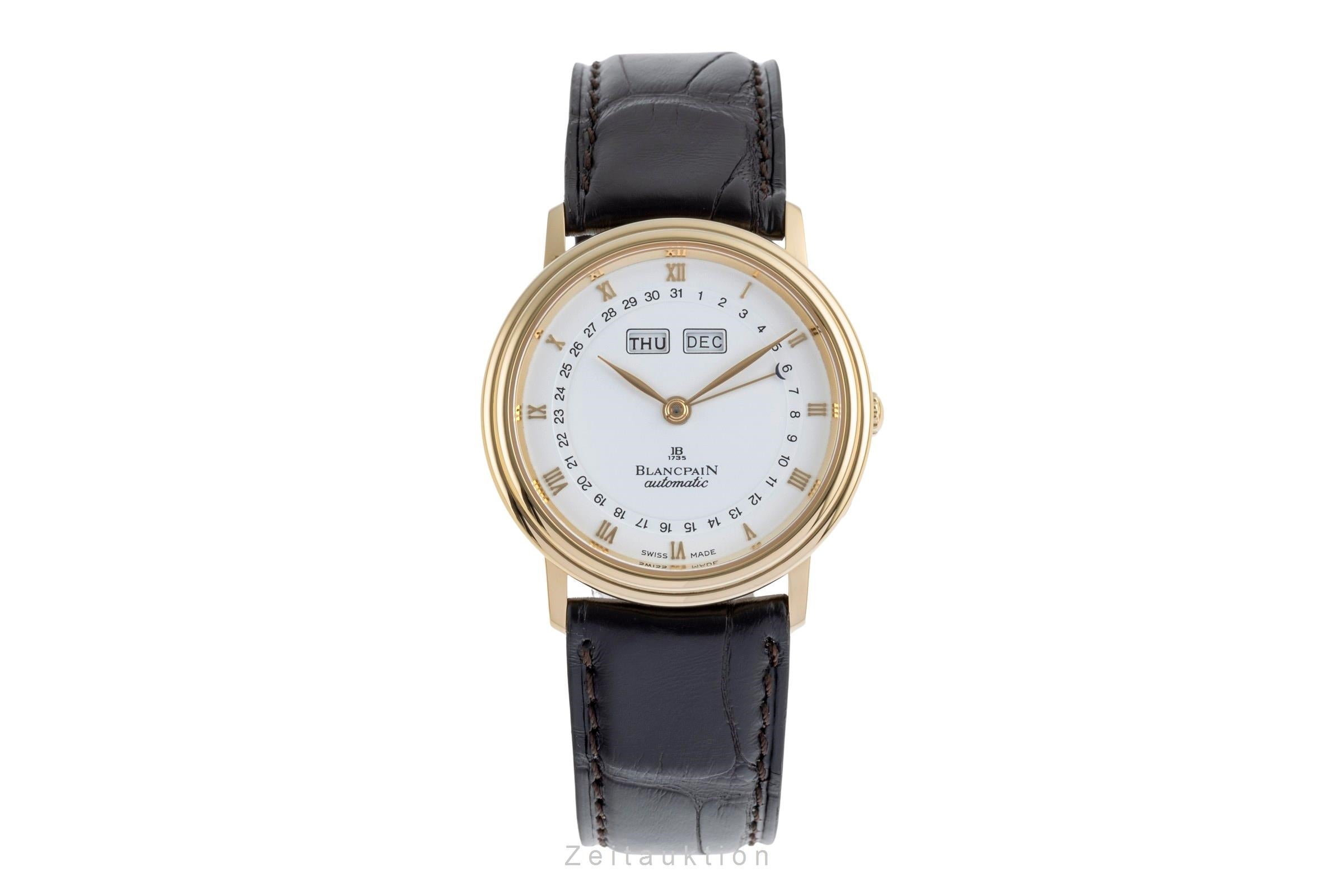 Blancpain Villeret 18 ct gold automatic Kal. 953 Ref. 6695-1418