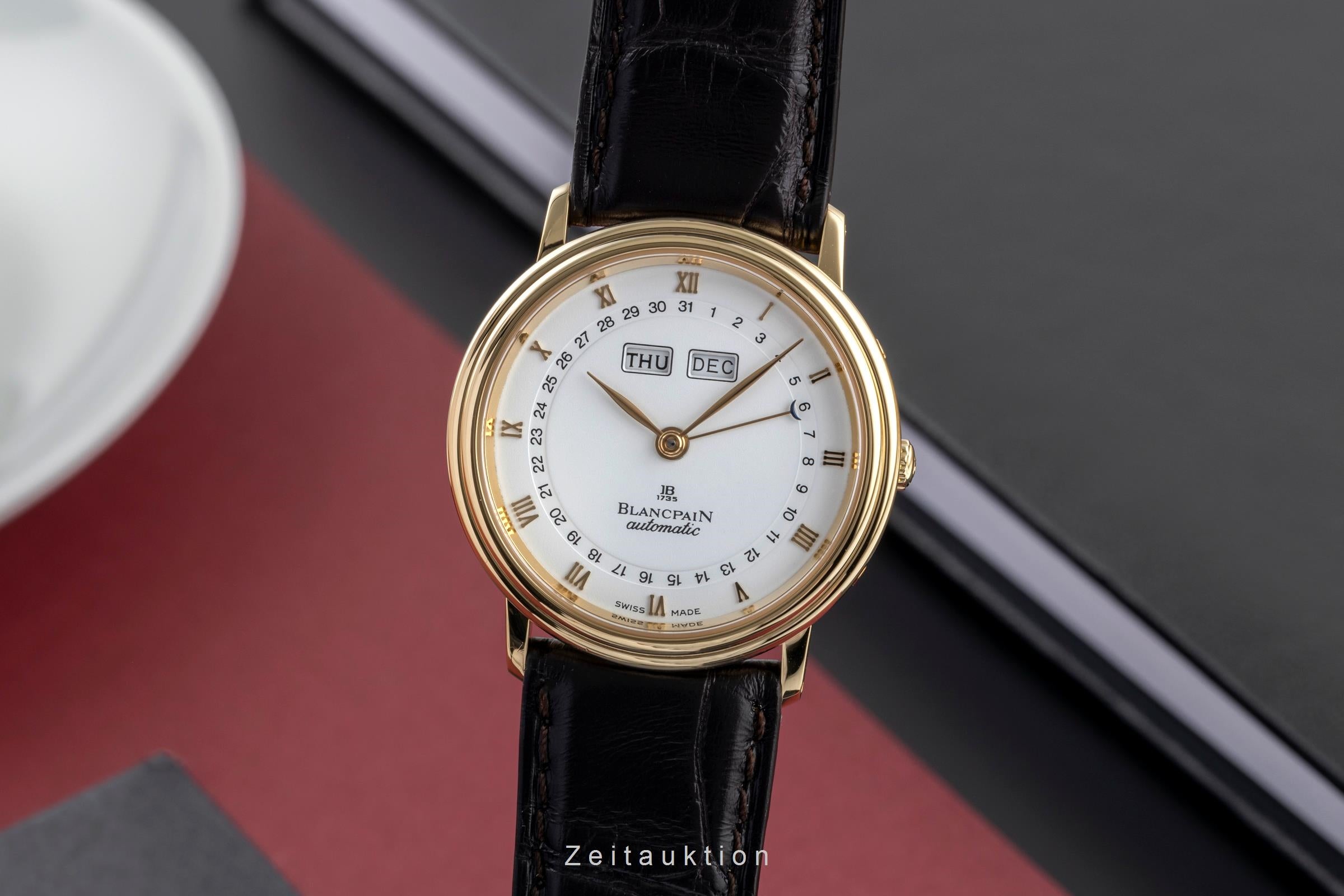 Blancpain Villeret 18 ct gold automatic Kal. 953 Ref. 6695-1418