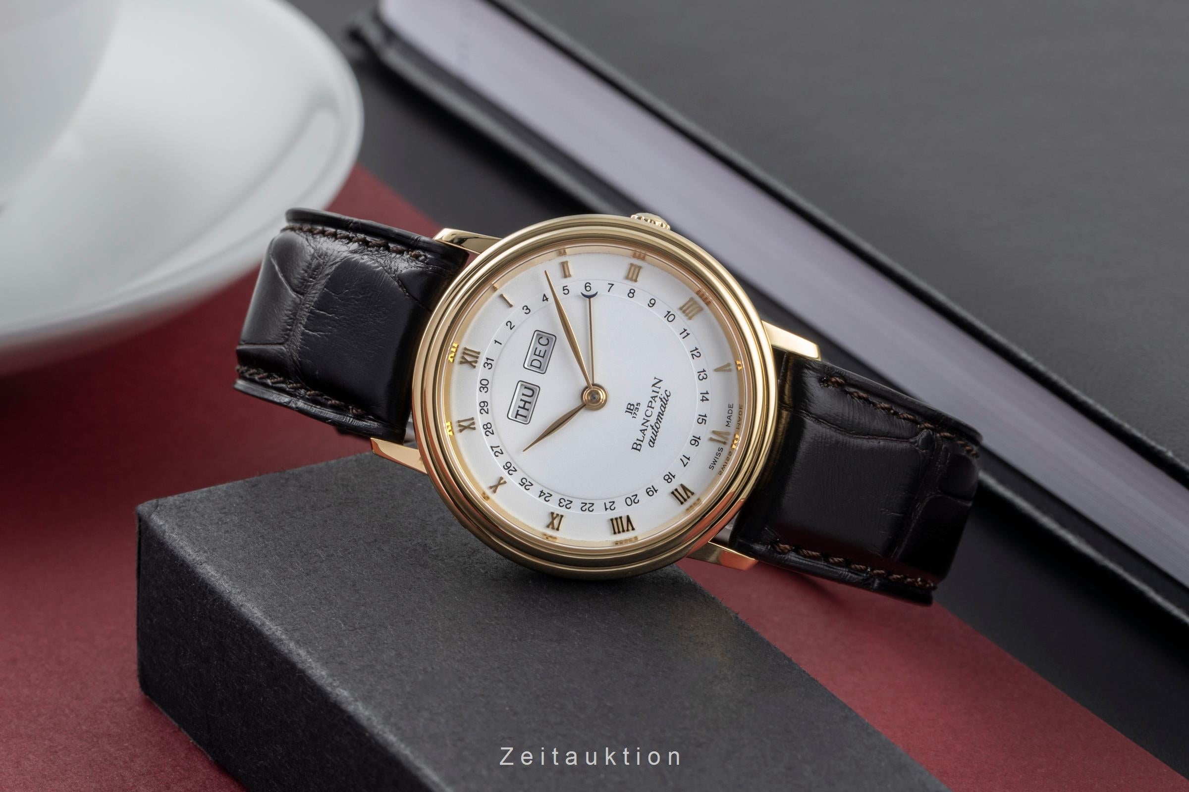 Blancpain Villeret 18 ct gold automatic men's watch 6695-1418  [2504239]