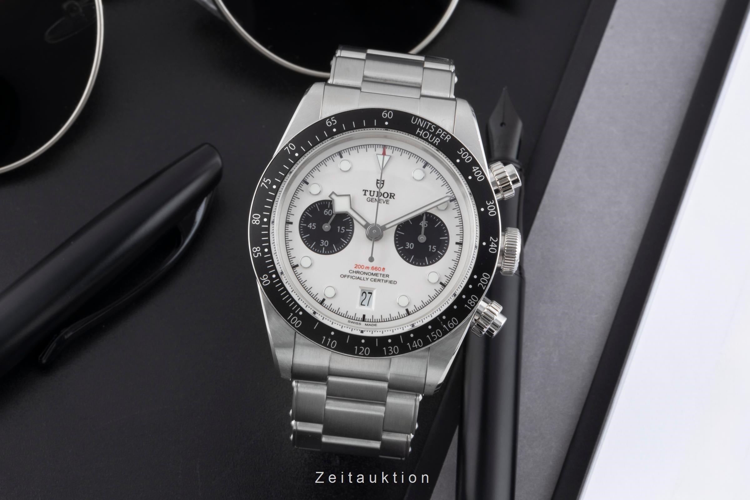 Tudor Black Bay chronograph steel automatic men's watch 79360N-0002 LP: 5760EUR  [2504240]