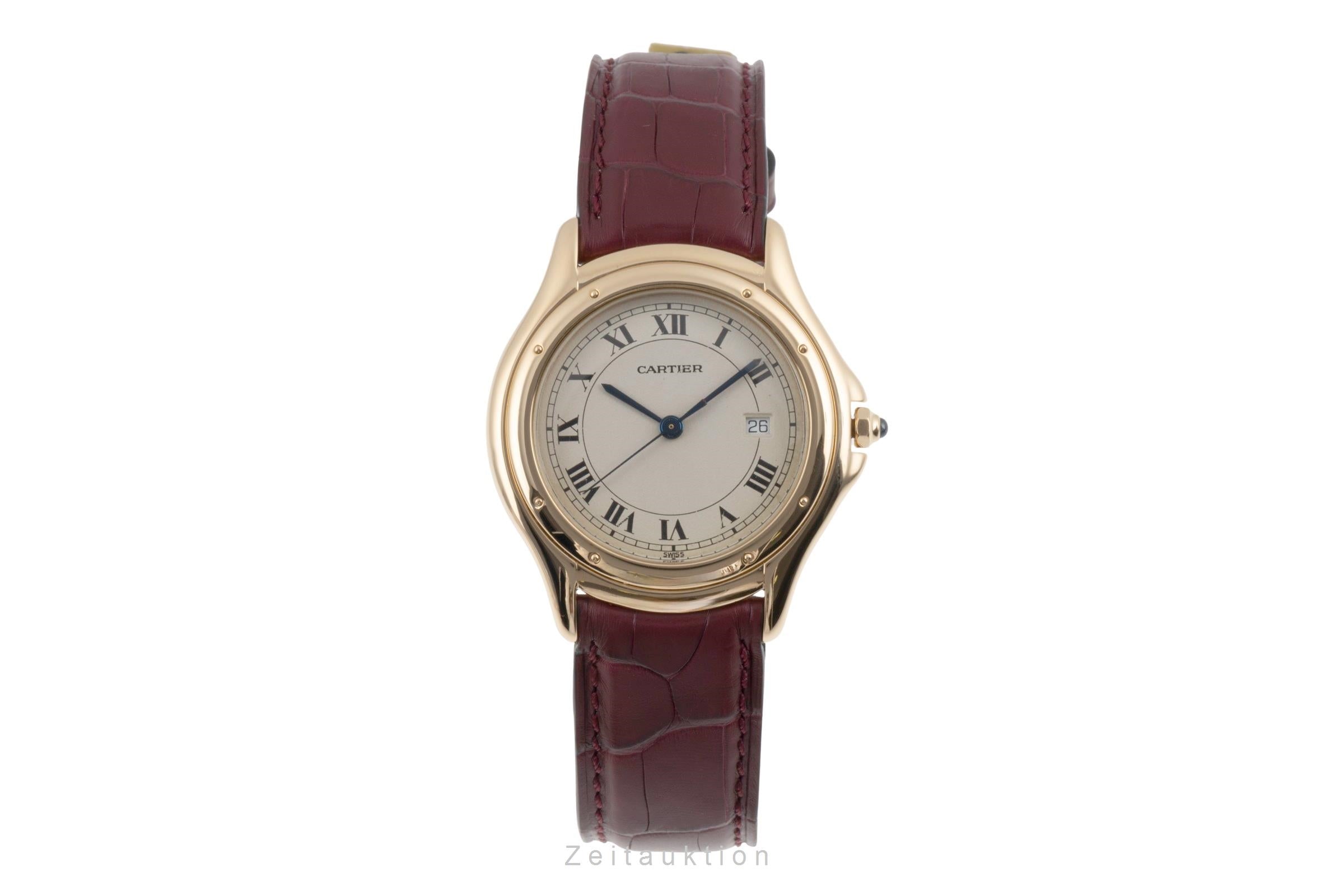 Cartier Cougar oro de 18 quilates cuarzo reloj para caballeros 116000R, W3500453  [2504241]